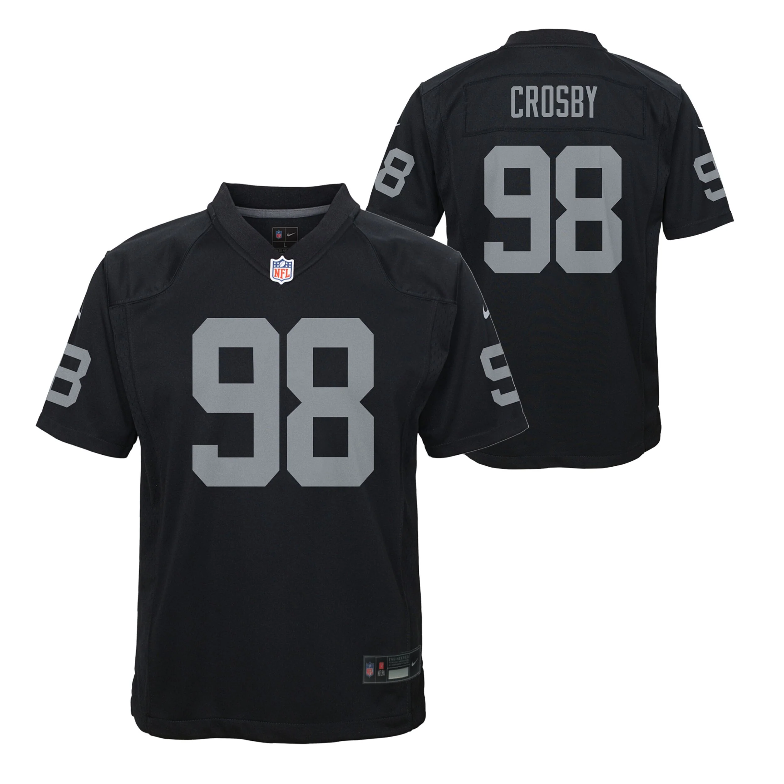 Raiders Maxx Crosby Jersey (Big Kid) - Image 3
