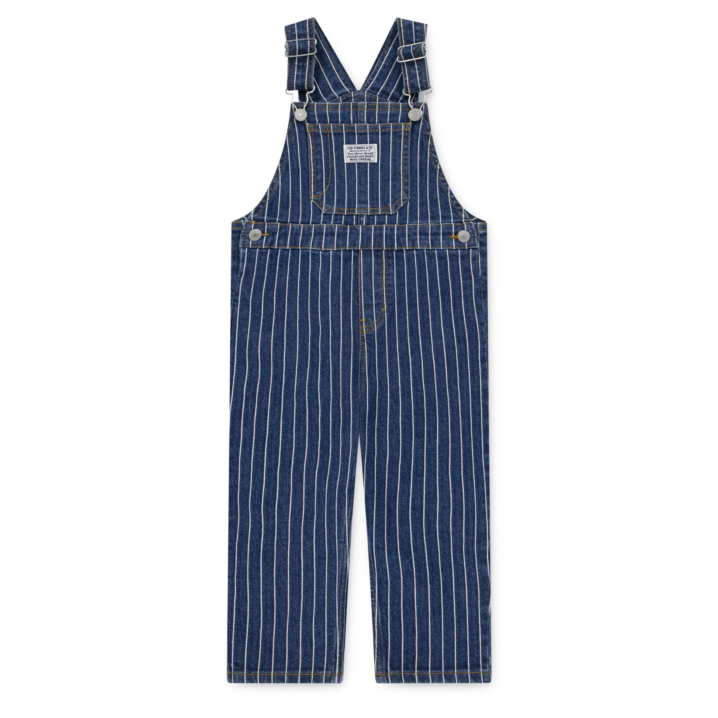 Railroad Striped Overalls (Toddler)