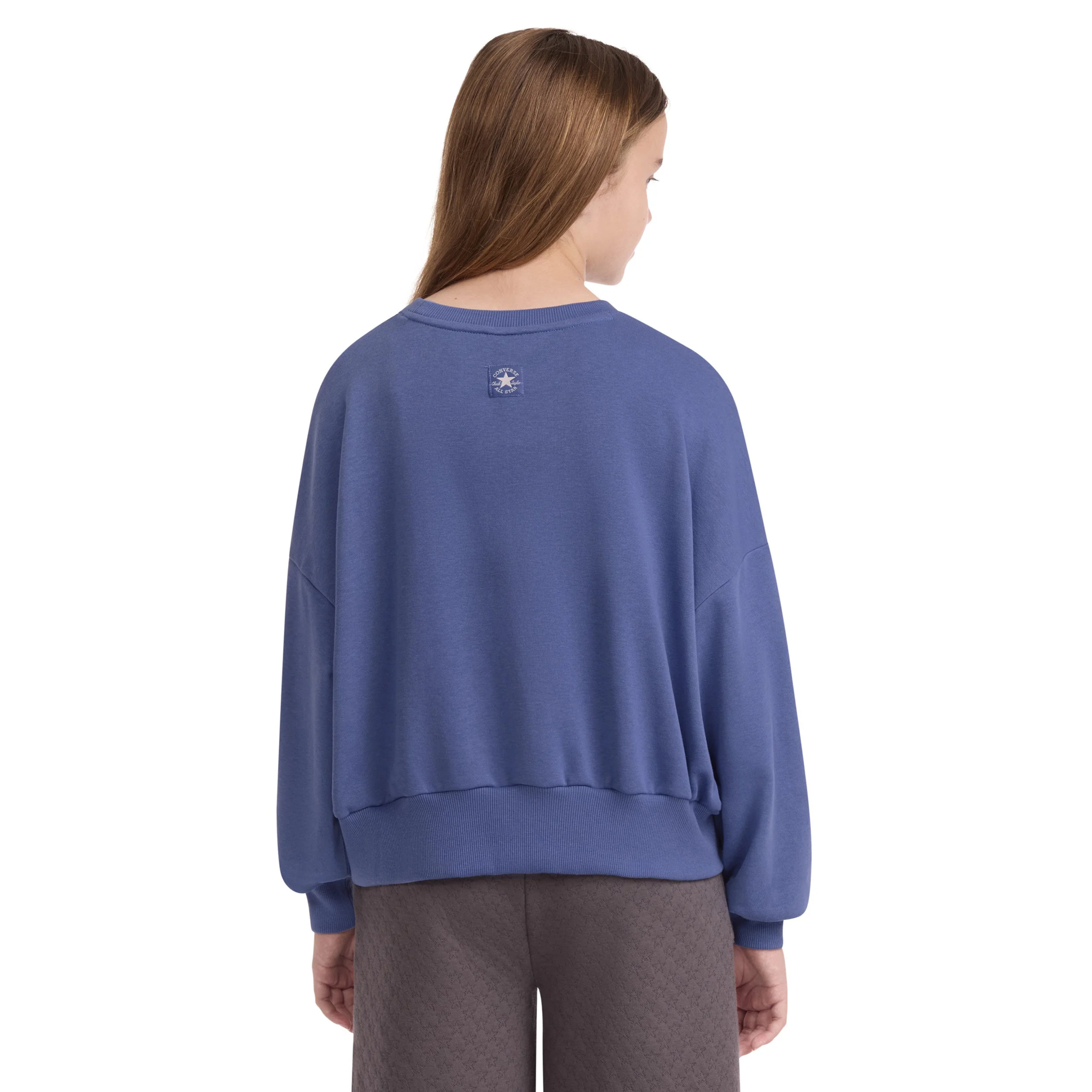 Relaxed Boxy Graphic Crew Sweatshirt(Big Kid) - Image 2