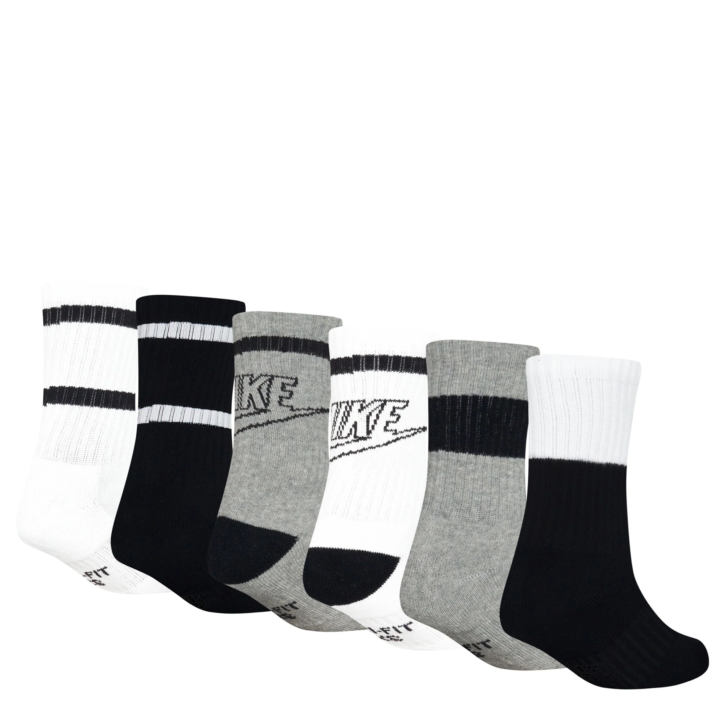 Retro Crew Socks 6-Pack (7C-10C) - Image 2