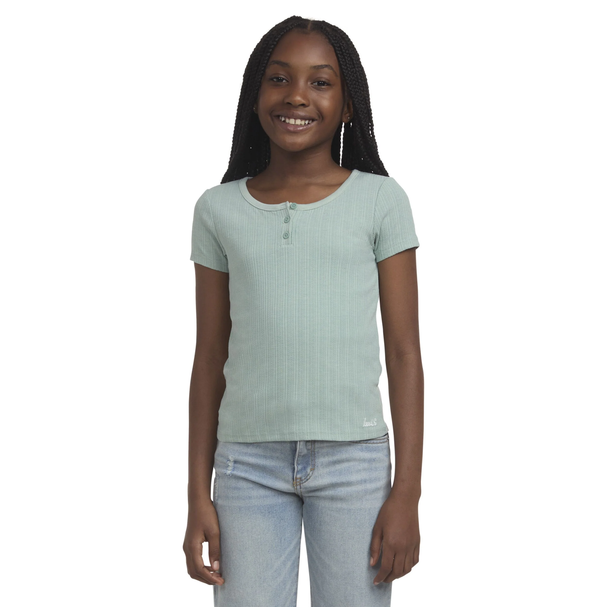 Ribbed Knit Top (Big Kid)