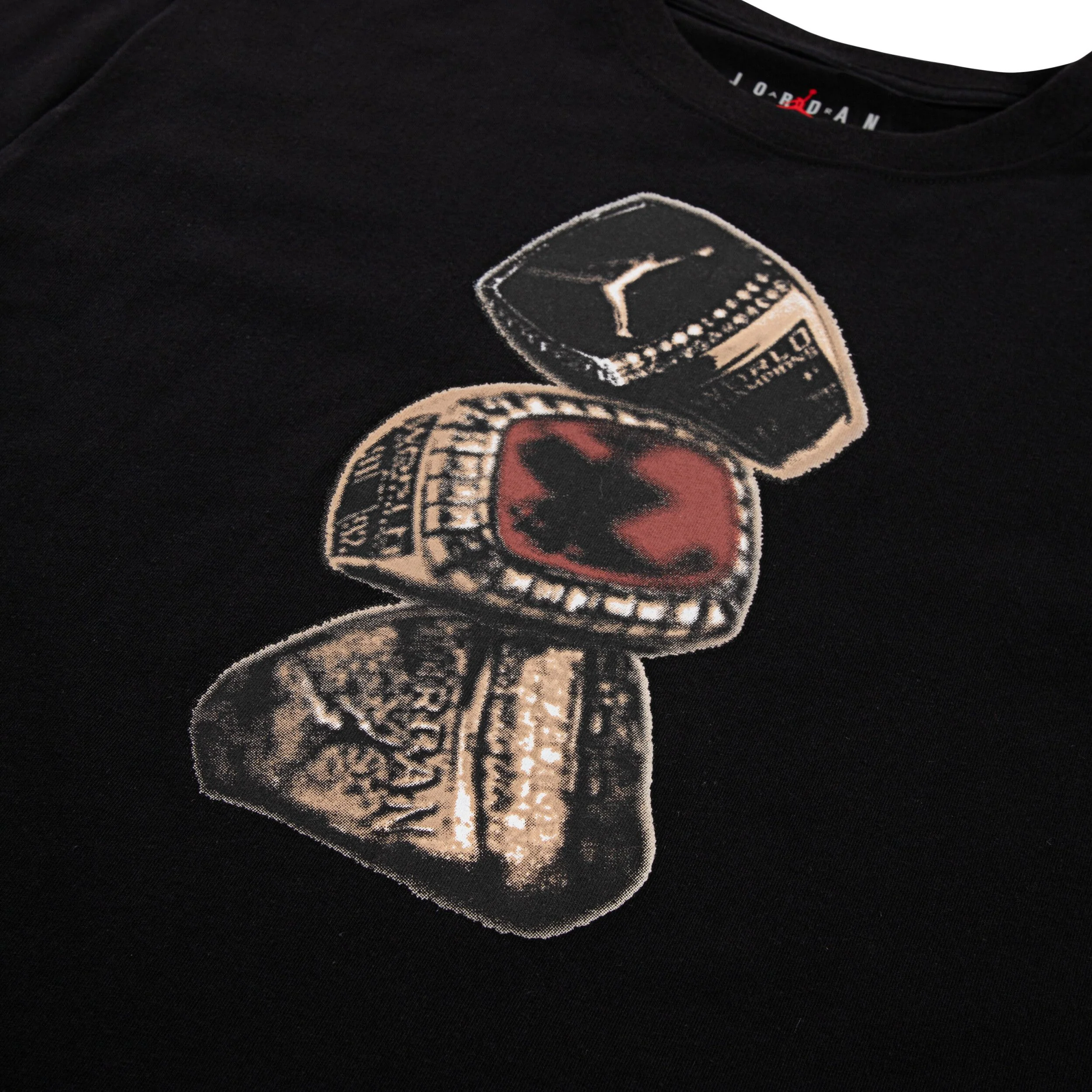 Ring Stack Graphic Short Sleeve Tee (Big Kid) - Image 3