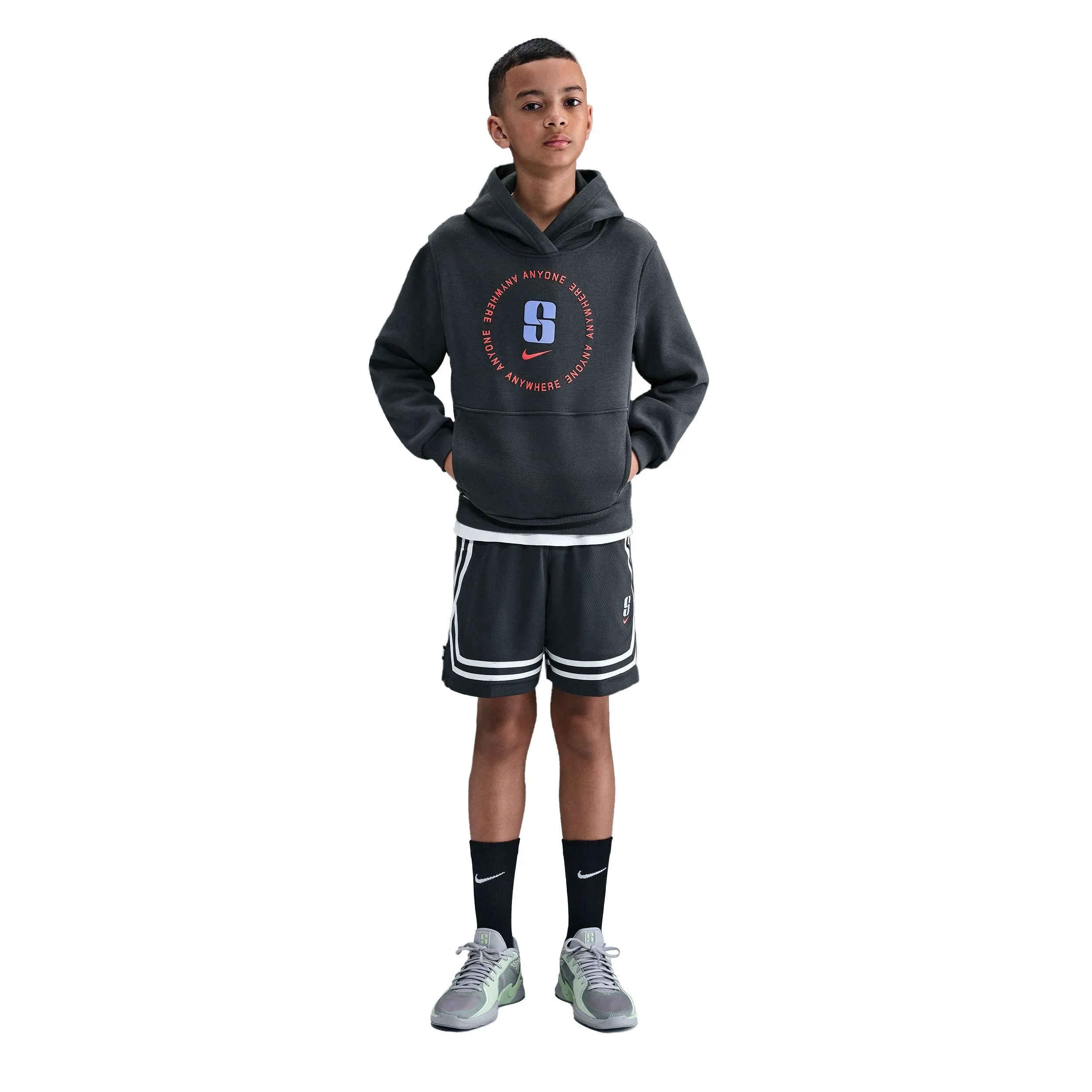 Sabrina Club Fleece Basketball Hoodie (Big Kid)