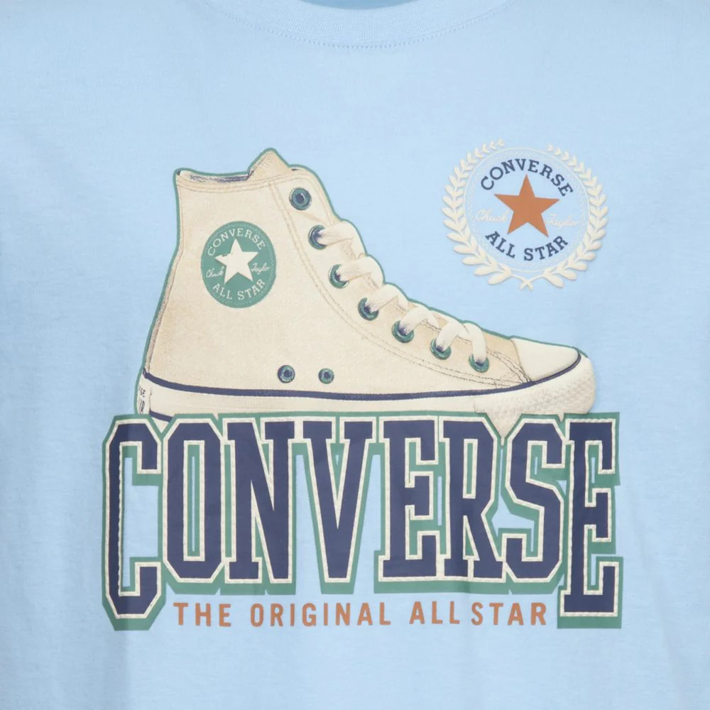 Script Sneaker Short Sleeve Tee (Big Kid) - Image 4
