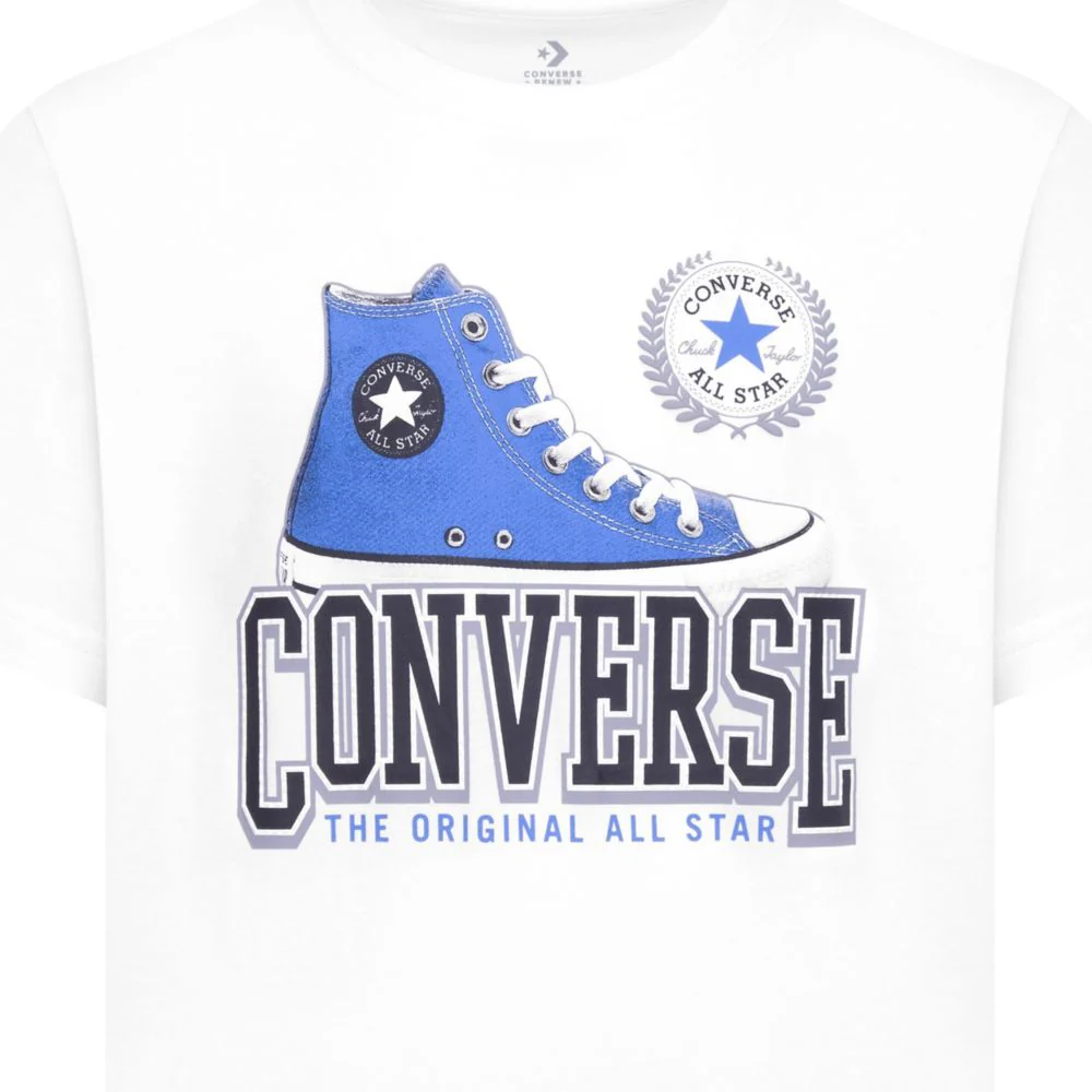 Script Sneaker Short Sleeve Tee (Big Kid) - Image 4