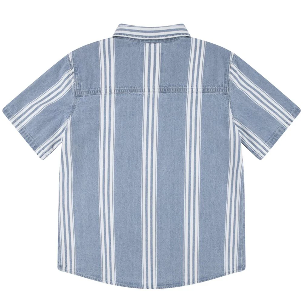 Short Sleeve Printed Woven Shirt (Big Kid) - Image 2
