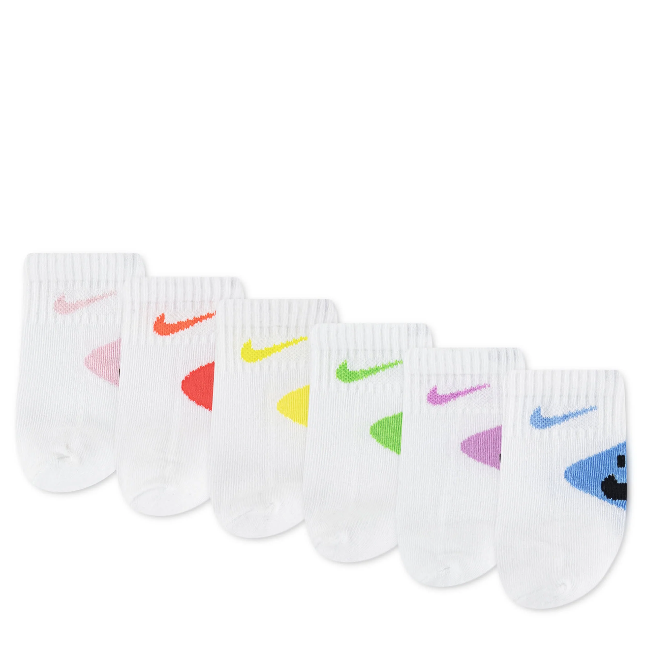Smiley Ankle 6-Pack Sock (12-24M)