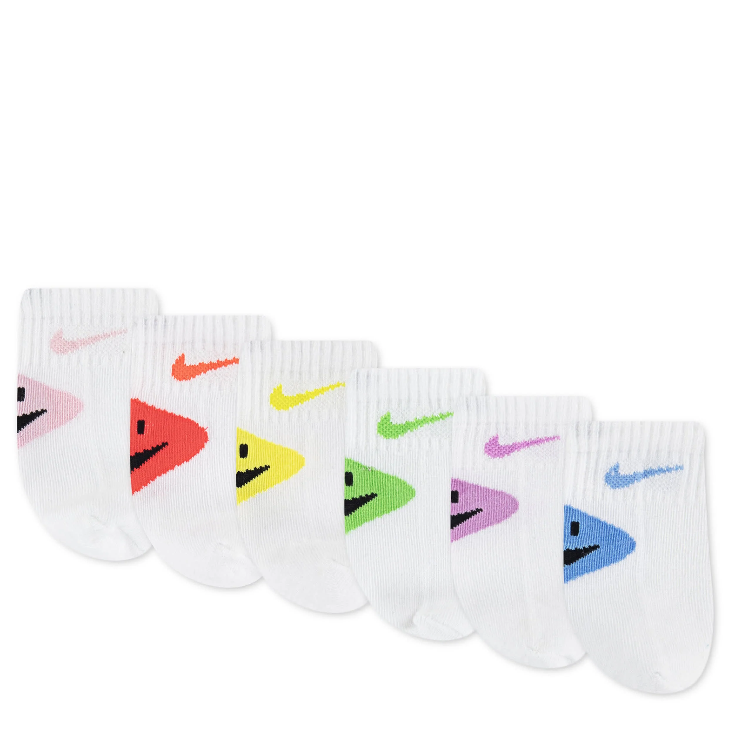 Smiley Ankle 6-Pack Sock (12-24M) - Image 2