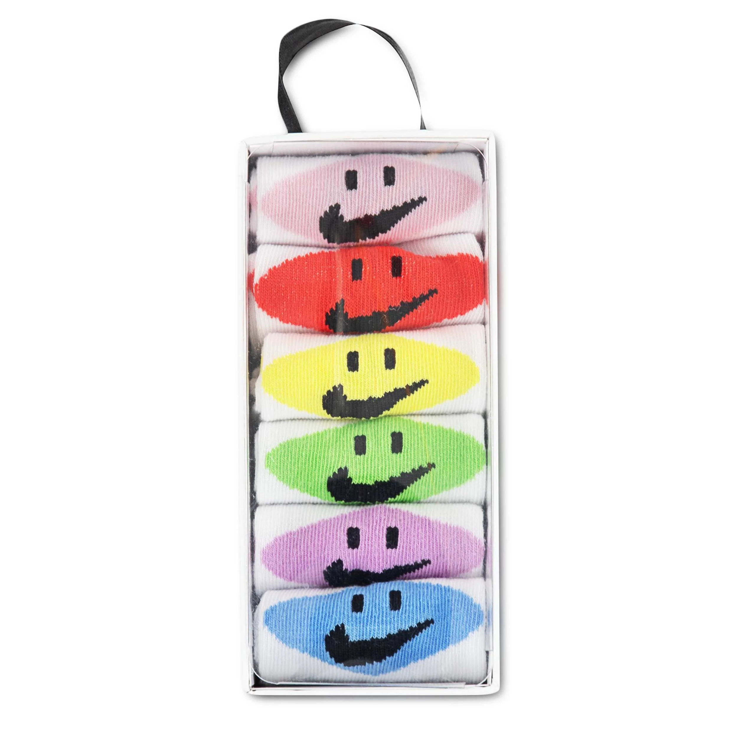 Smiley Ankle 6-Pack Sock (12-24M) - Image 3