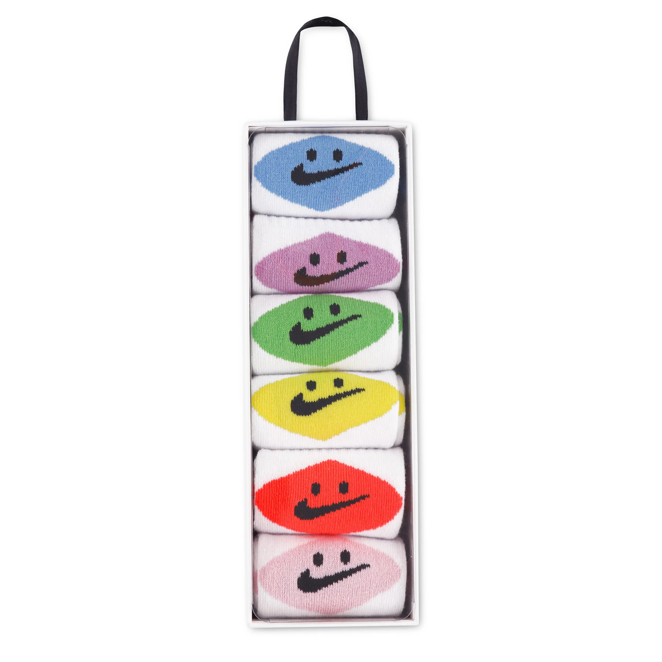 Smiley Crew Socks 6-Pack (10C-3Y) - Image 3