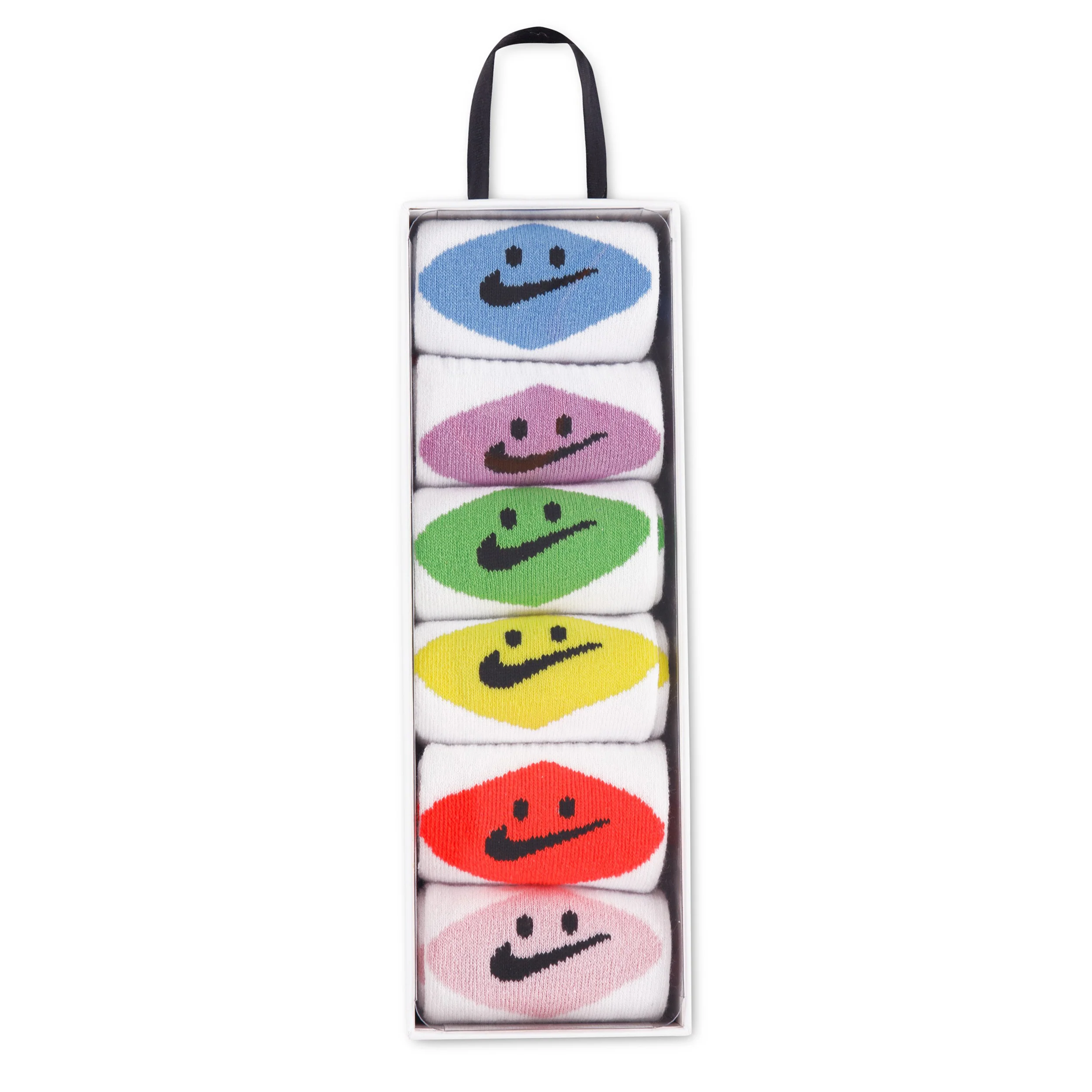 Smiley Crew Socks 6-Pack (7C-10C) - Image 3