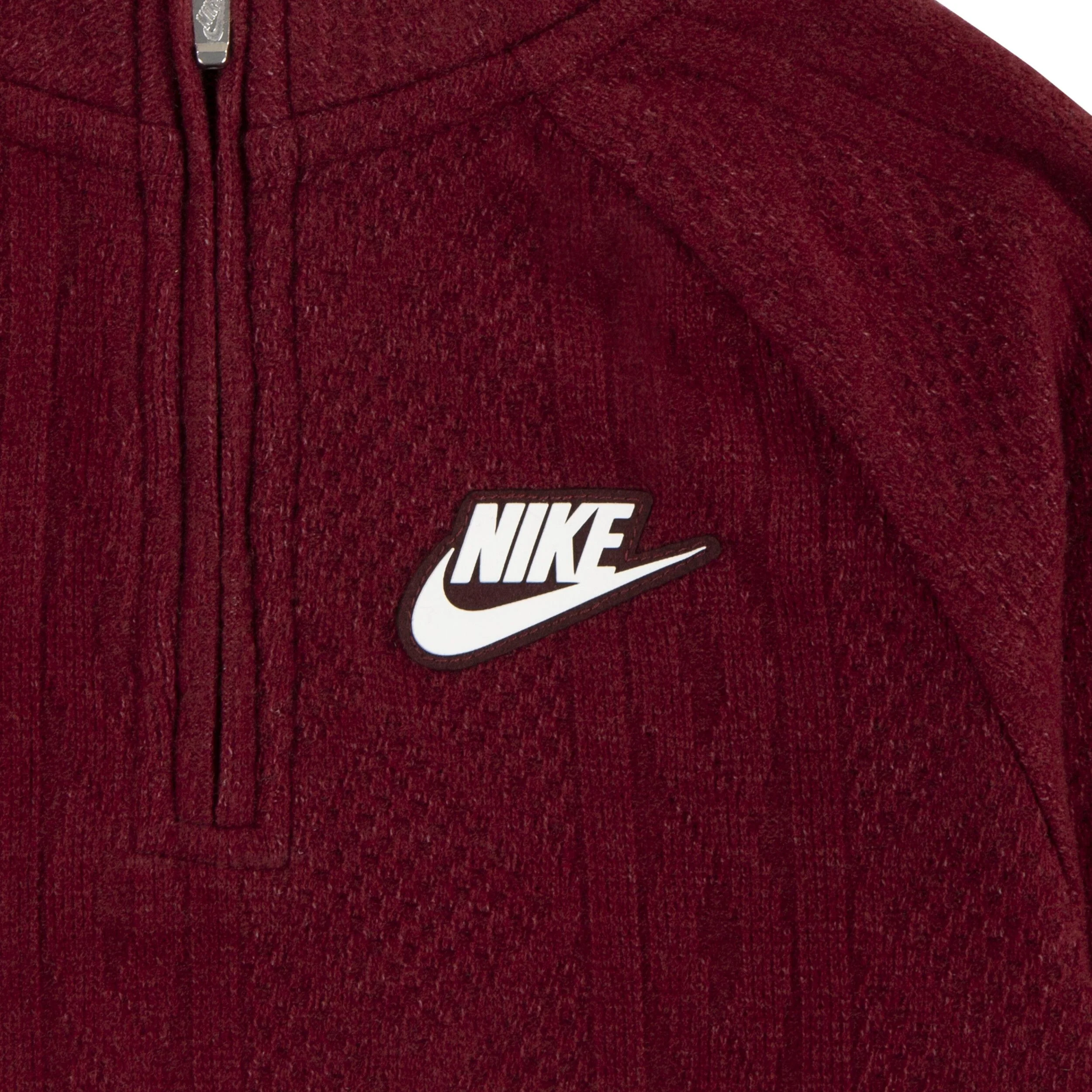 Sportswear Cable Knit Half-Zip (Little Kid)) - Image 3