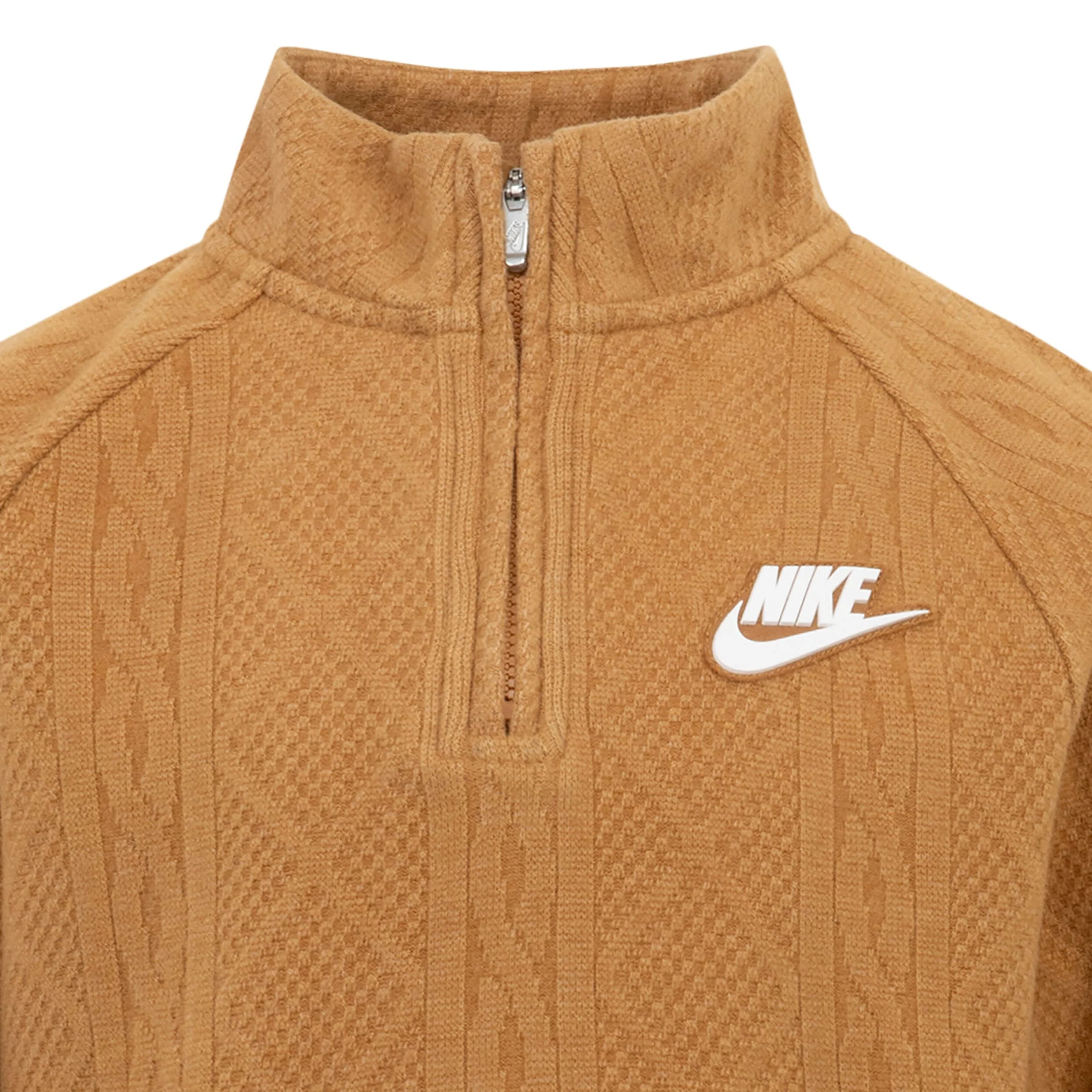 Sportswear Cable Knit Half-Zip (Little Kid) - Image 3