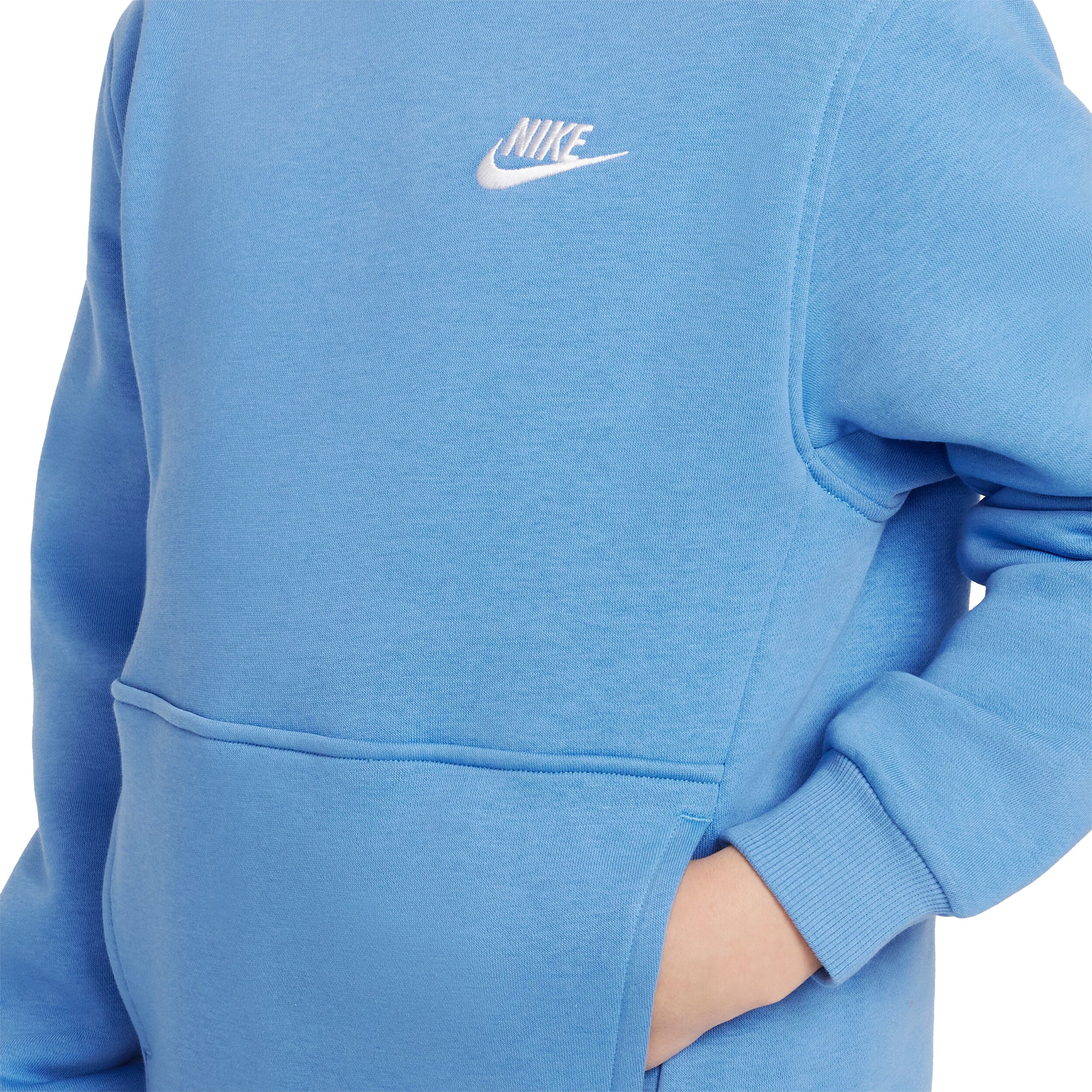 Sportswear Club Fleece Pullover Hoodie (Big Kid) - Image 3