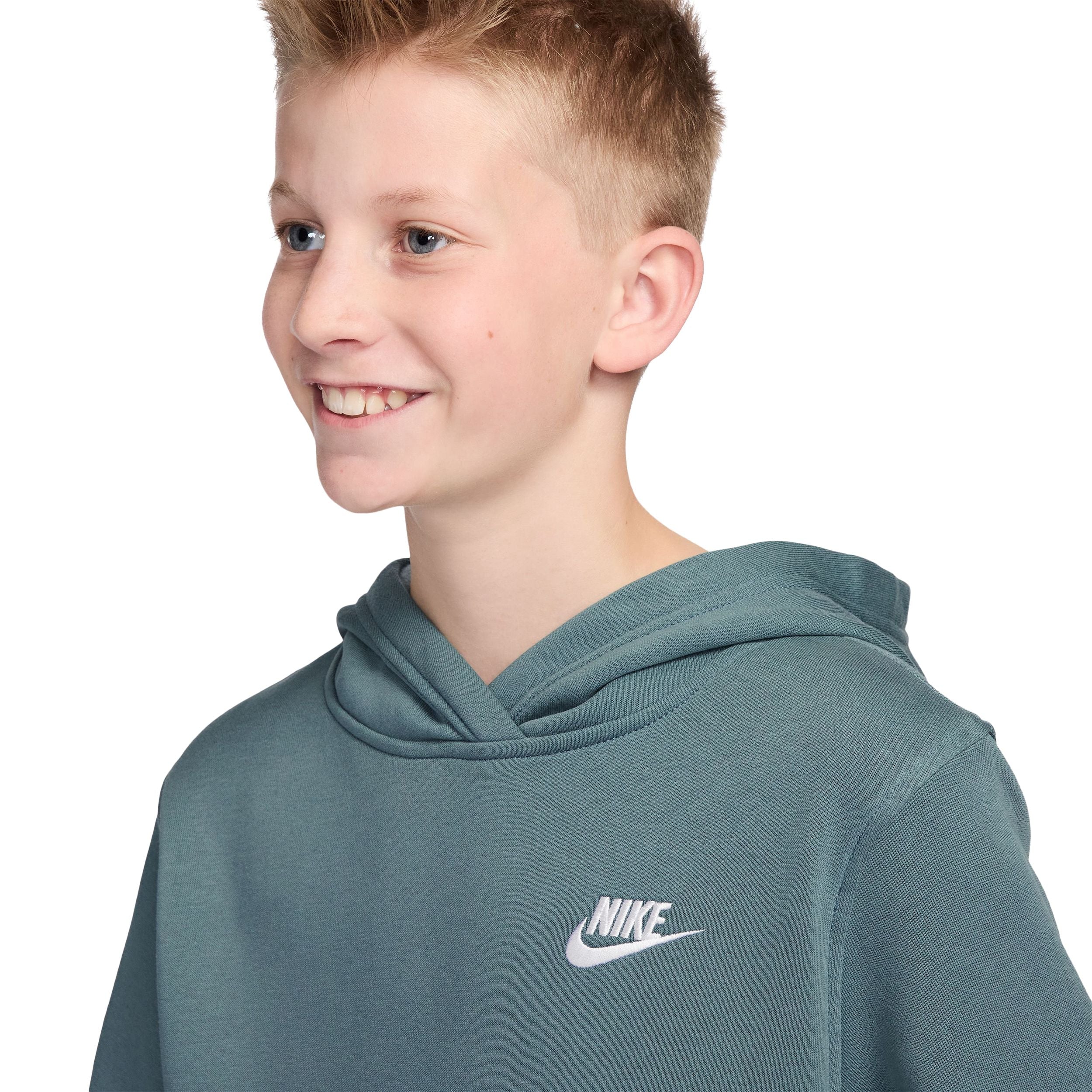 Sportswear Club Fleece Pullover Hoodie (Big Kid) - Image 3