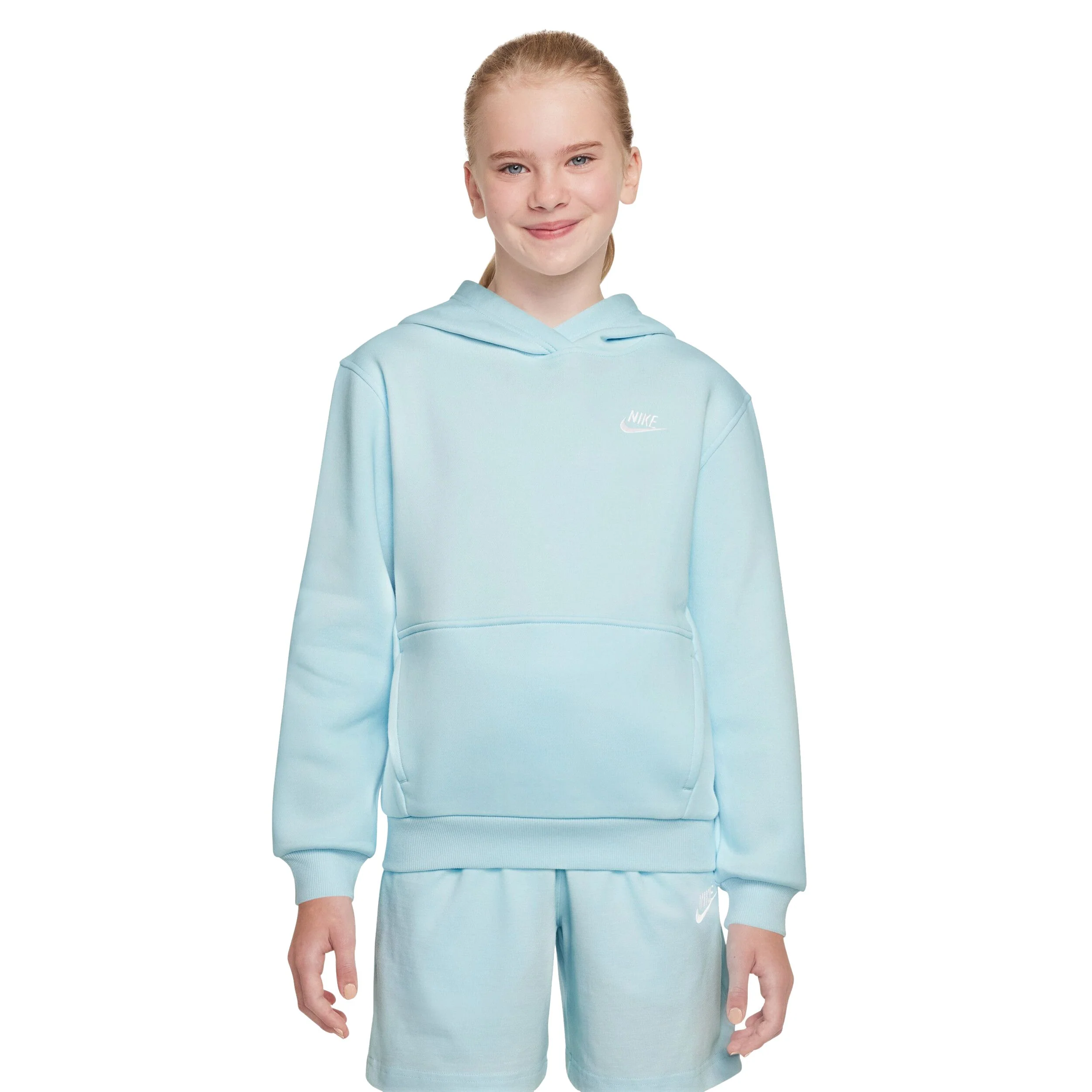 Sportswear Club Fleece Pullover Hoodie (Big Kid)