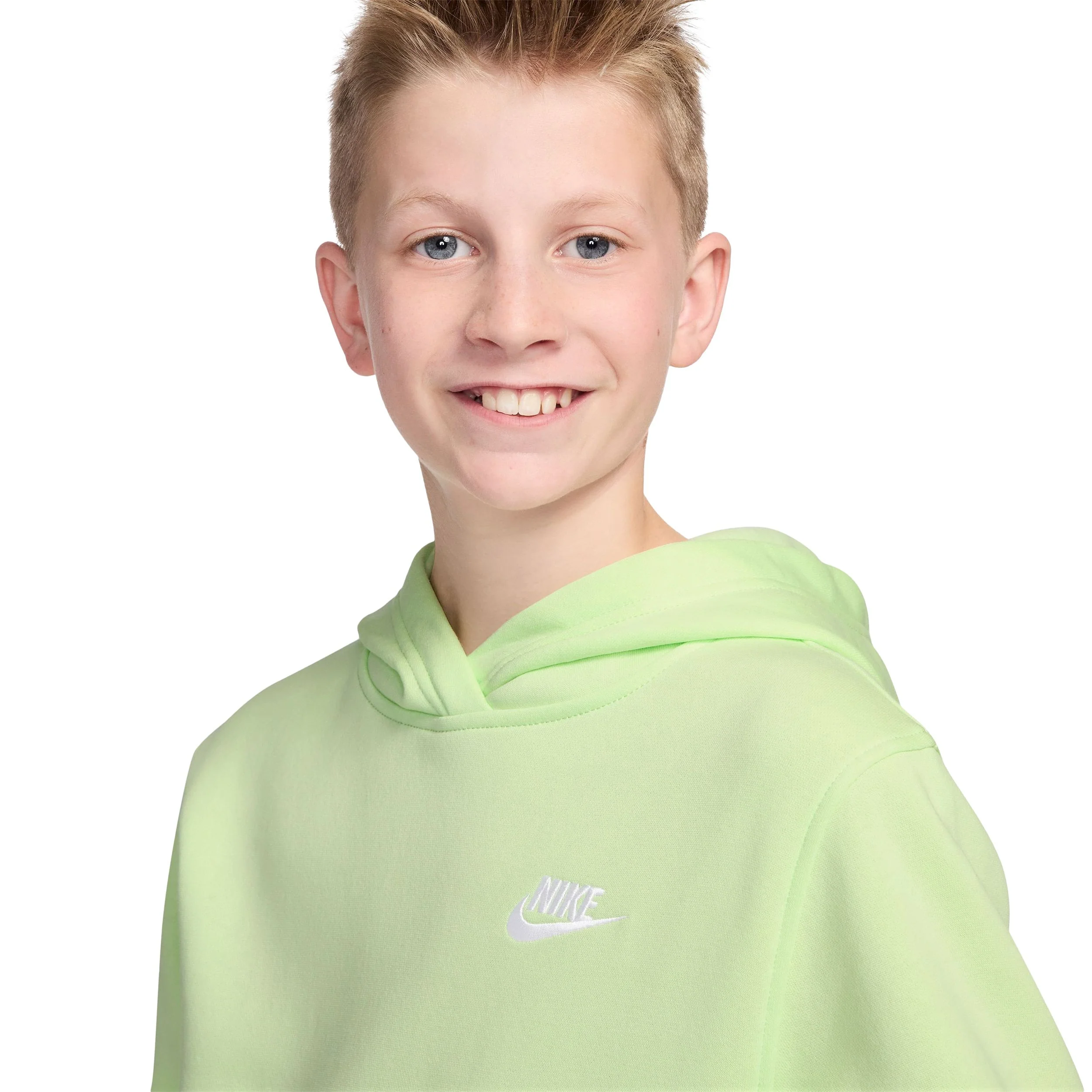Sportswear Club Fleece Pullover Hoodie (Big Kid) - Image 3