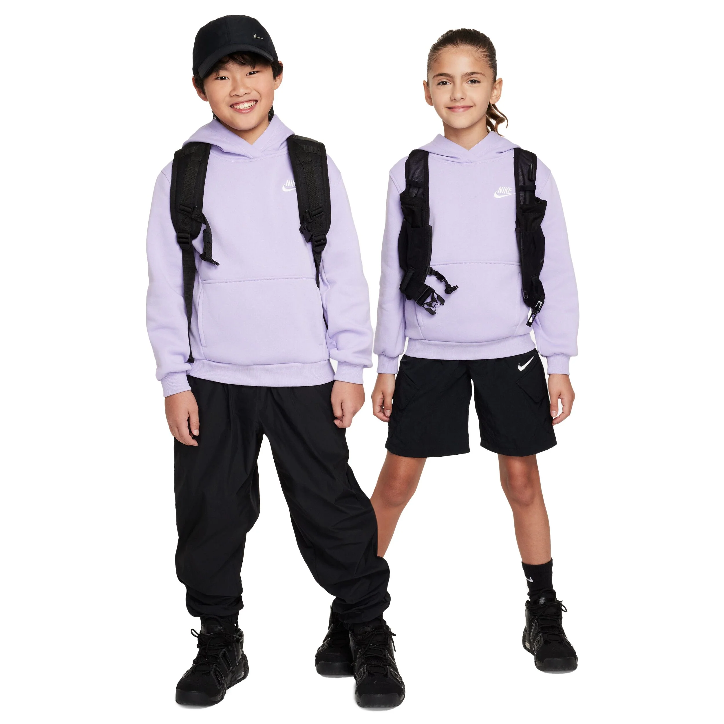 Sportswear Club Fleece Pullover Hoodie (Big Kid) - Image 5