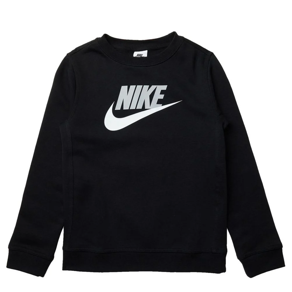 Sportswear Club Long-Sleeve Crew (Big Kid) - Image 3