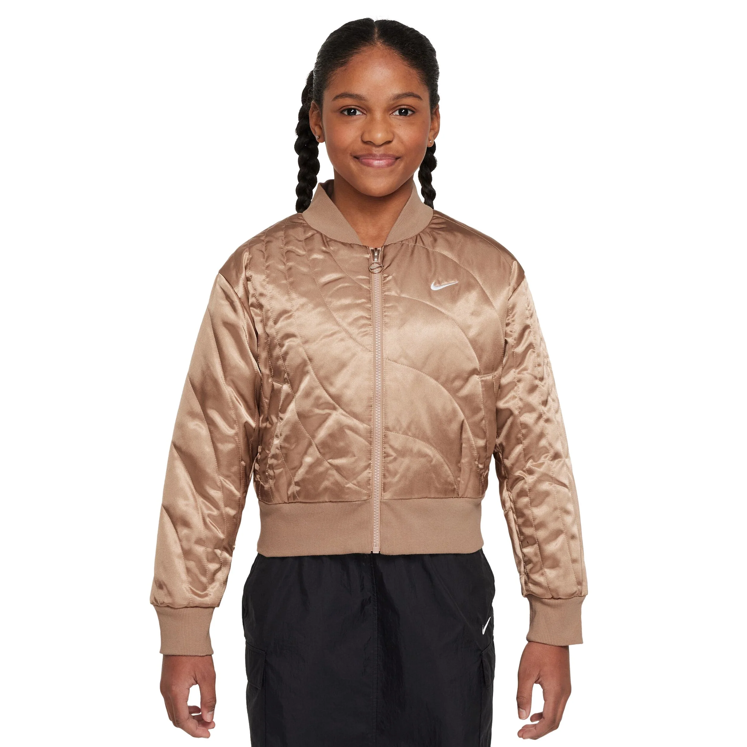 Sportswear Satin Jacket (Big Kid)