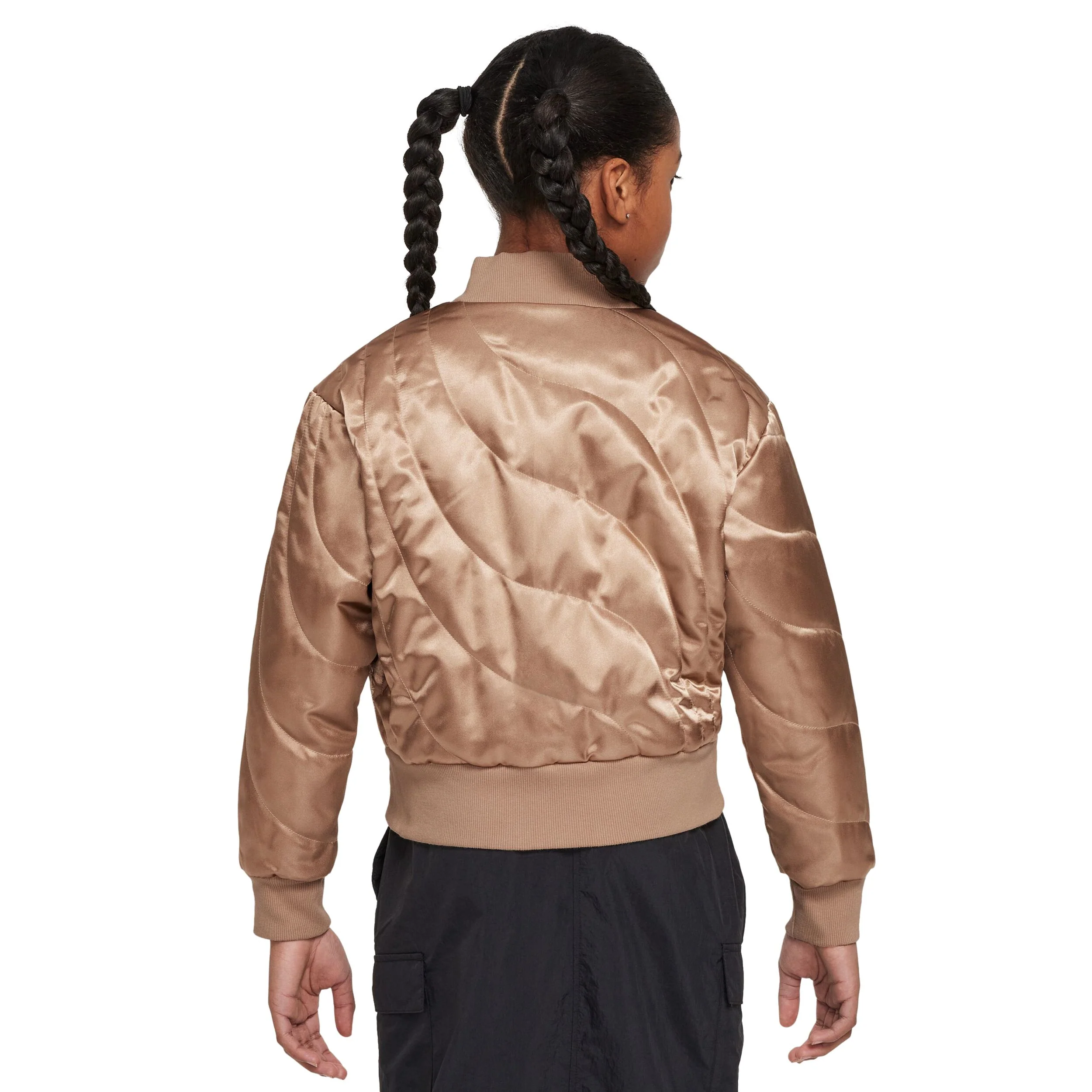 Sportswear Satin Jacket (Big Kid) - Image 2