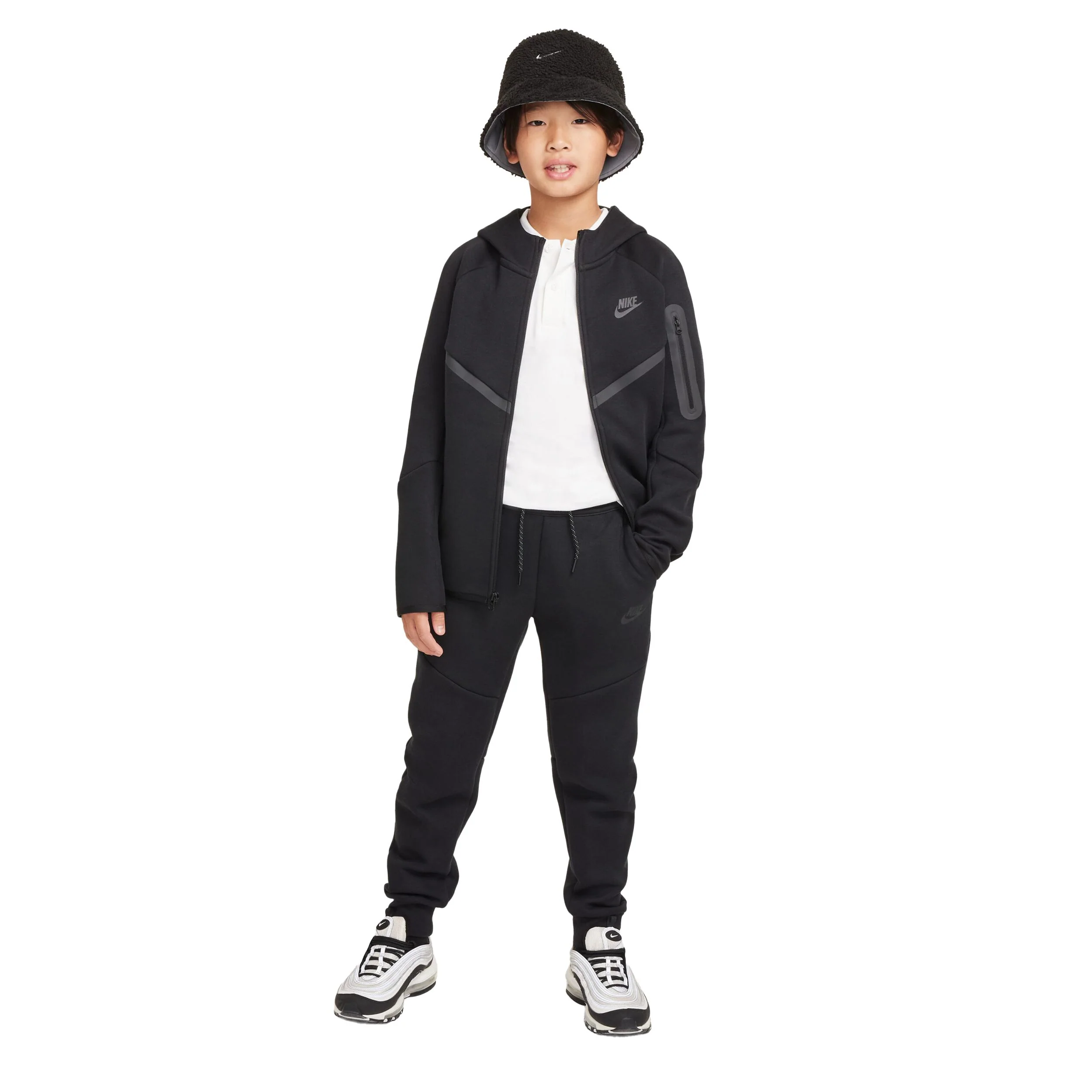Sportswear Tech Fleece Full-Zip Hoodie (Big Kid) - Image 4