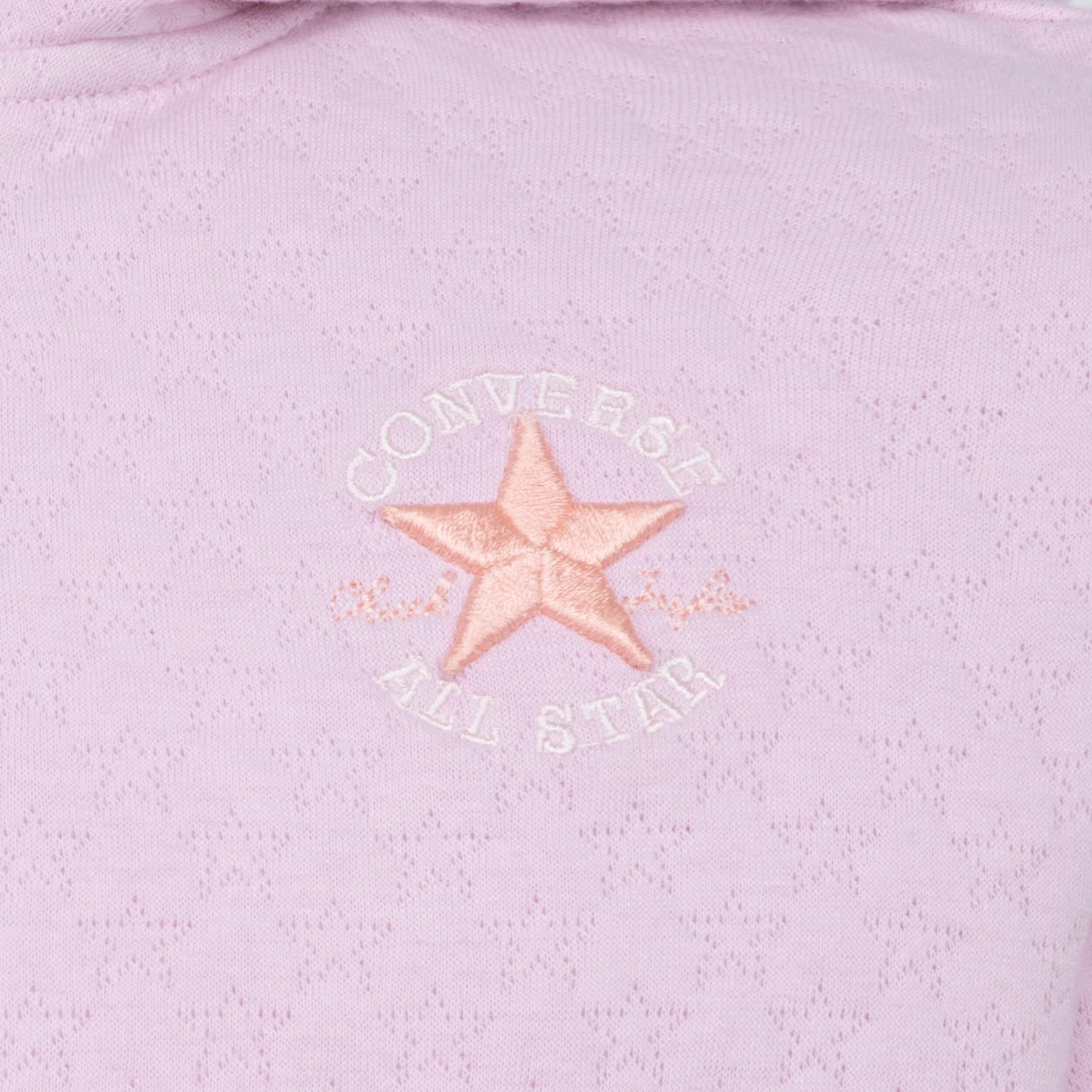 Star Pointelle Full-Zip Hoodie (Big Kid) - Image 3