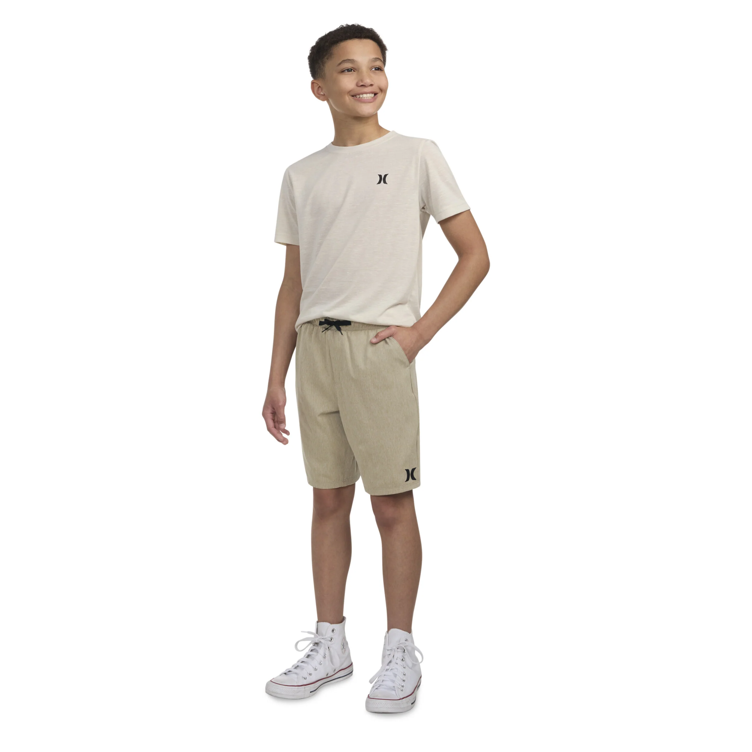 Stretch Hybrid Pull-On Shorts (Big Kid) - Image 4