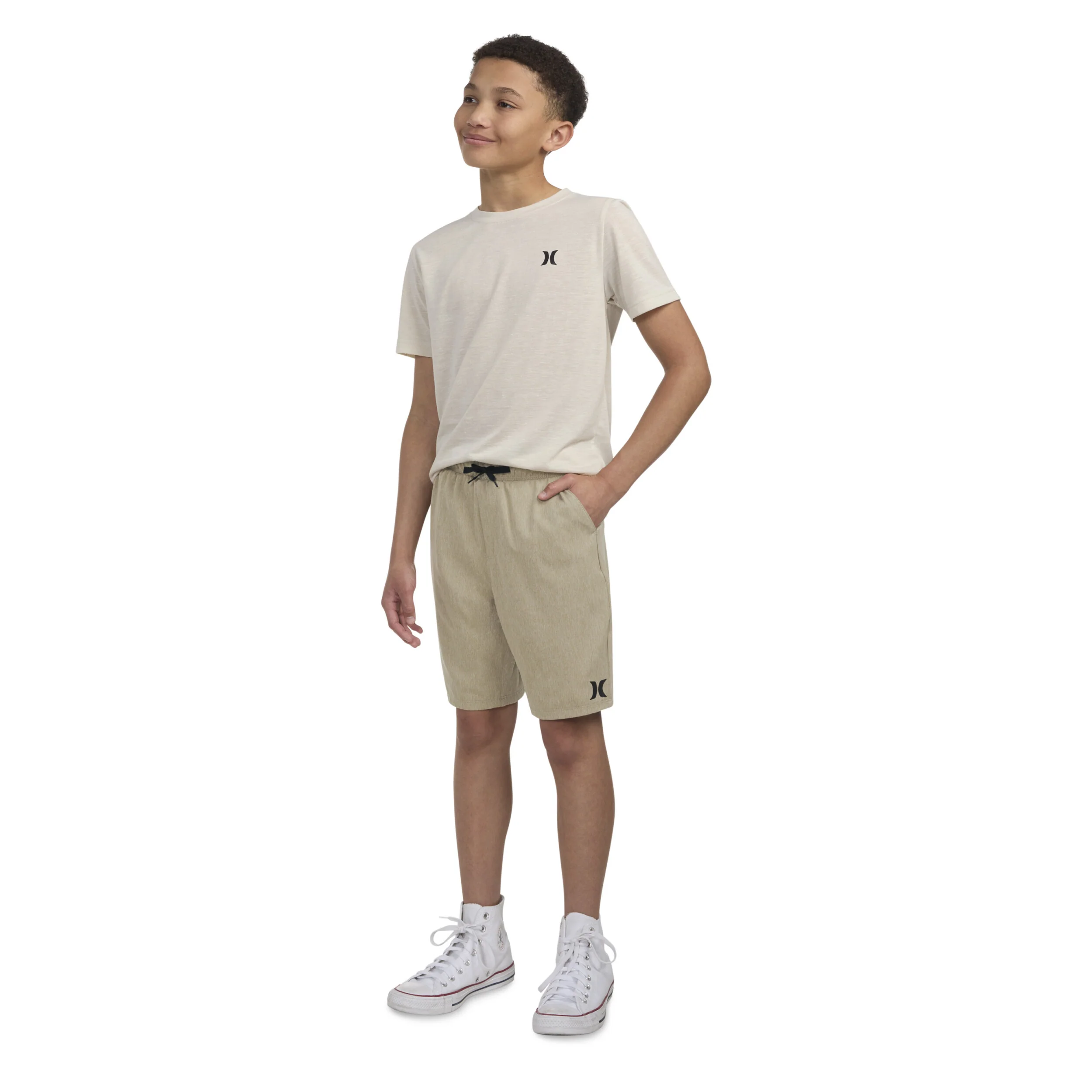 Stretch Hybrid Pull-On Shorts (Big Kid) - Image 5