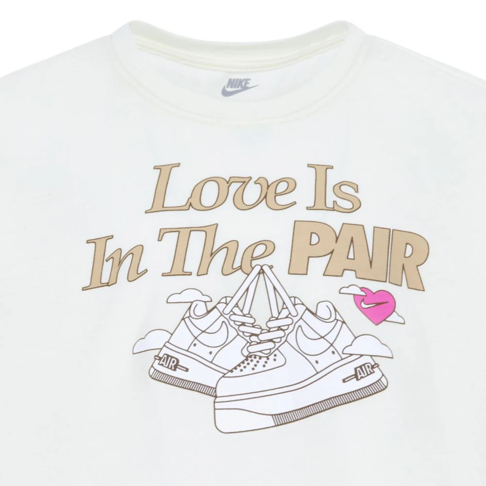 Sweet Swoosh Pair Tee (Little Kid) - Image 3