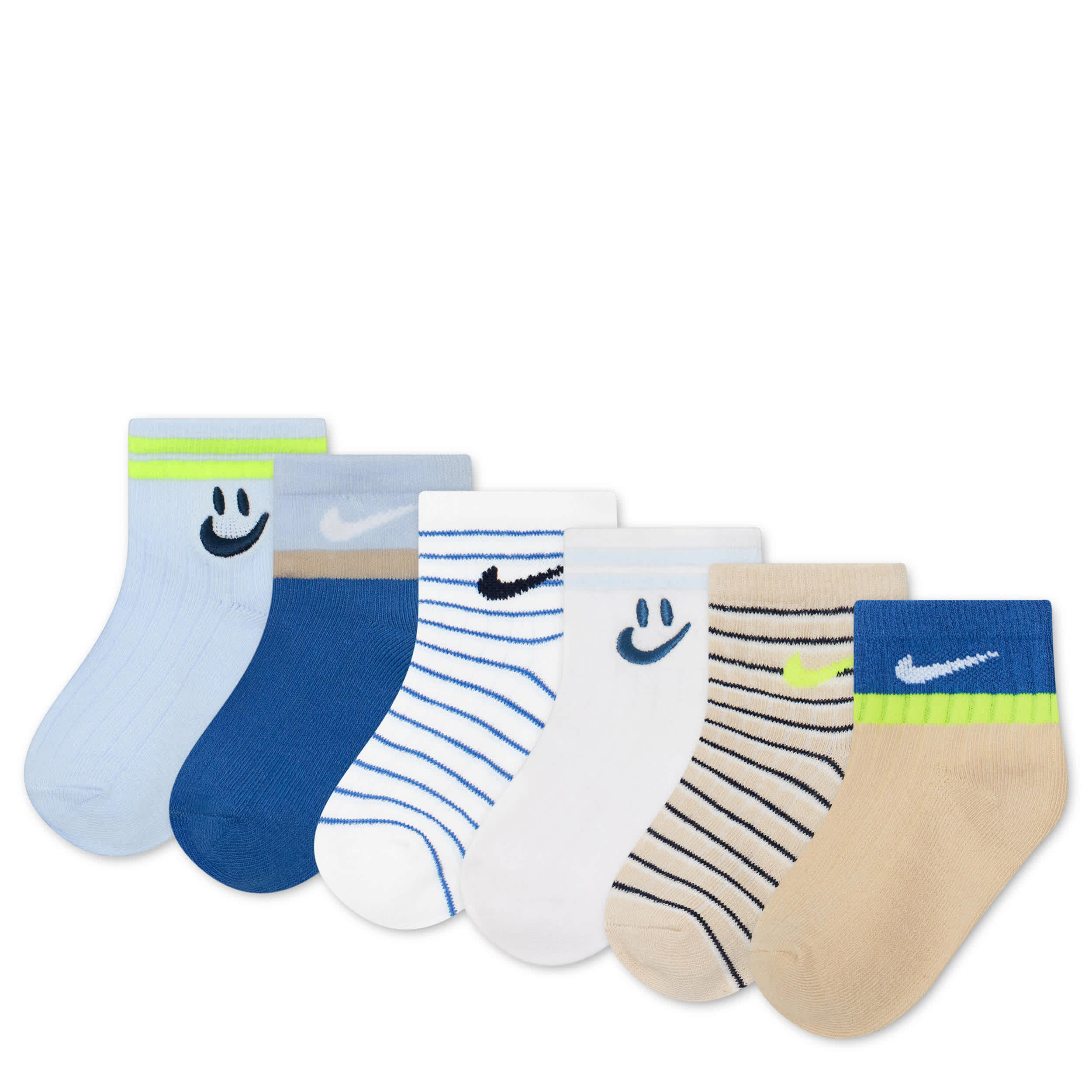 Swoosh 6Pk Infant Ankle Sock (6-12M) - Image 2