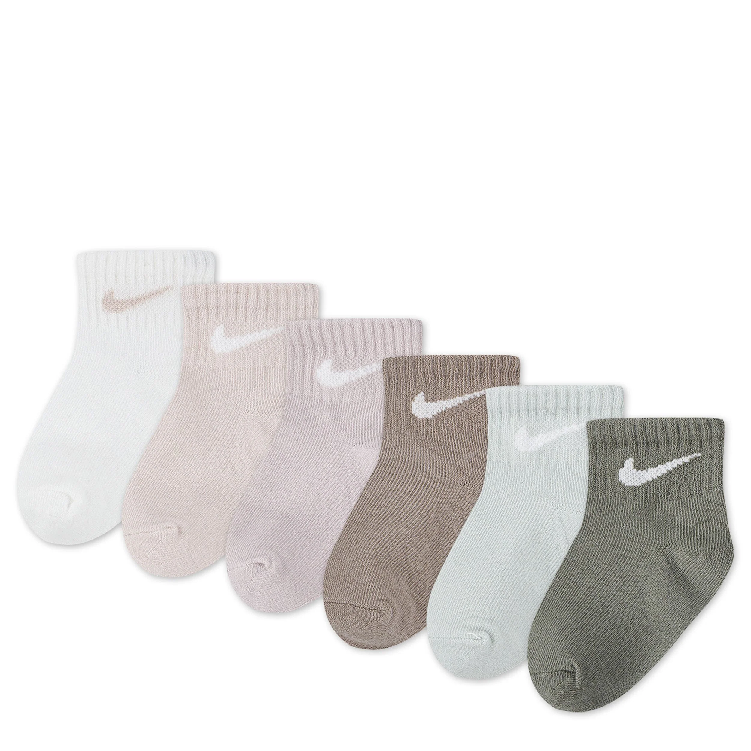 Swoosh Ankle Socks 6-Pack (12-24 Months)
