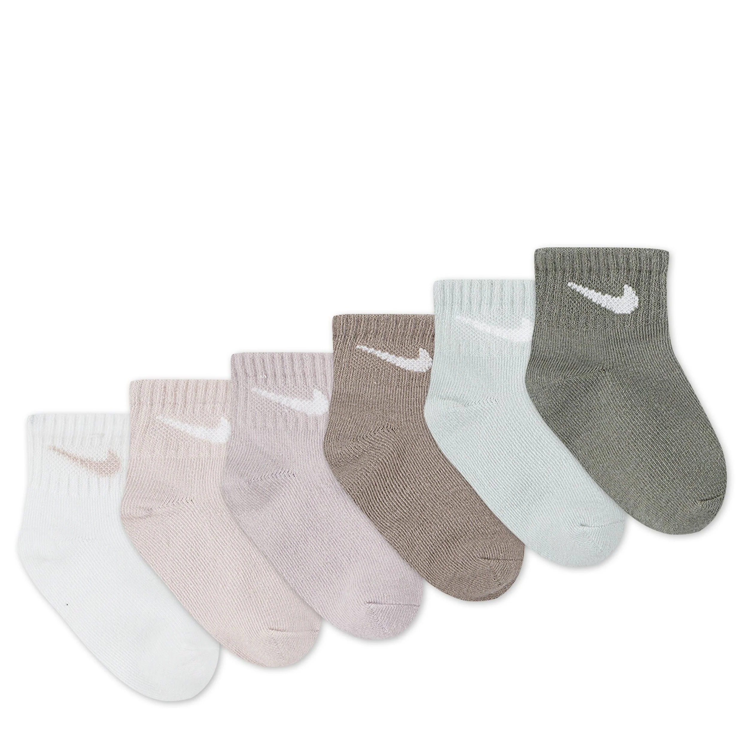 Swoosh Ankle Socks 6-Pack (12-24 Months) - Image 2