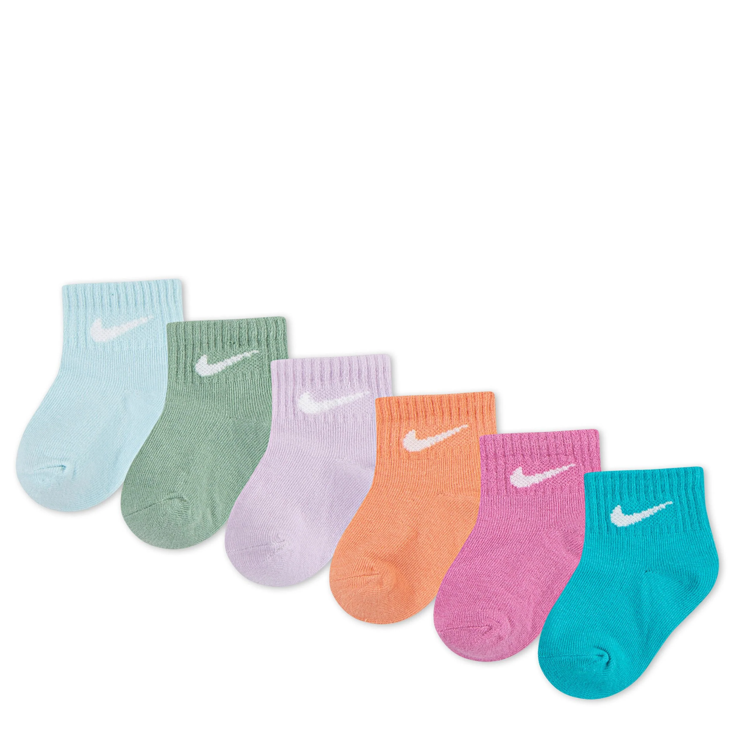 Swoosh Ankle Socks 6-Pack (2T-4T)