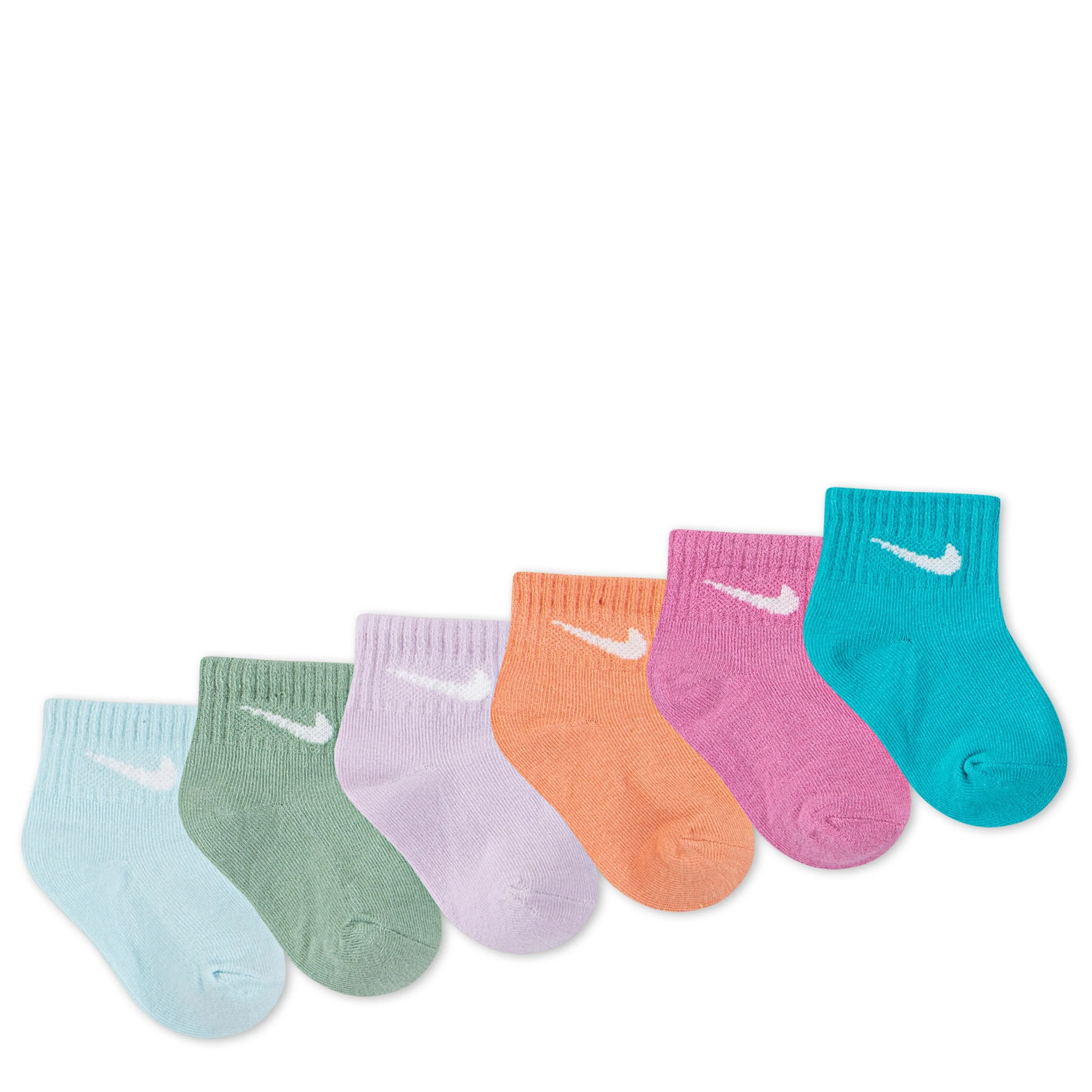 Swoosh Ankle Socks 6-Pack (2T-4T) - Image 2