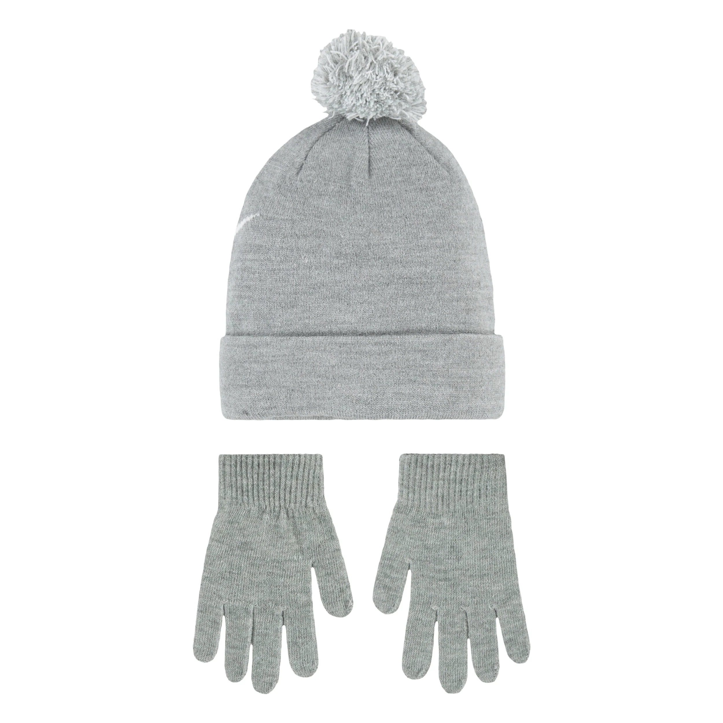 Swoosh Pom Beanie & Gloves Set (Big Kid) - Image 2