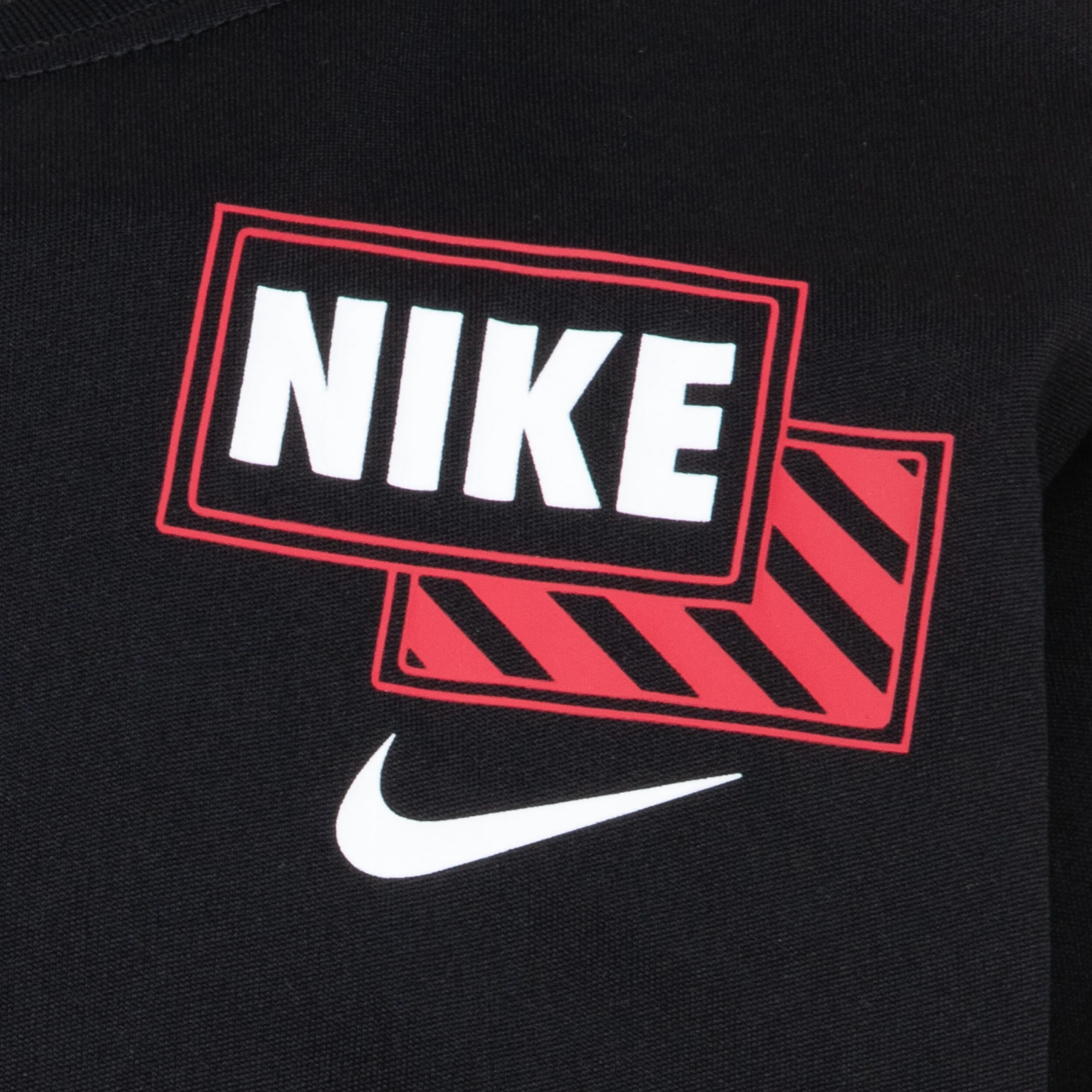 Swoosh Scribble Long Sleeve Tee (Little Kid) - Image 3