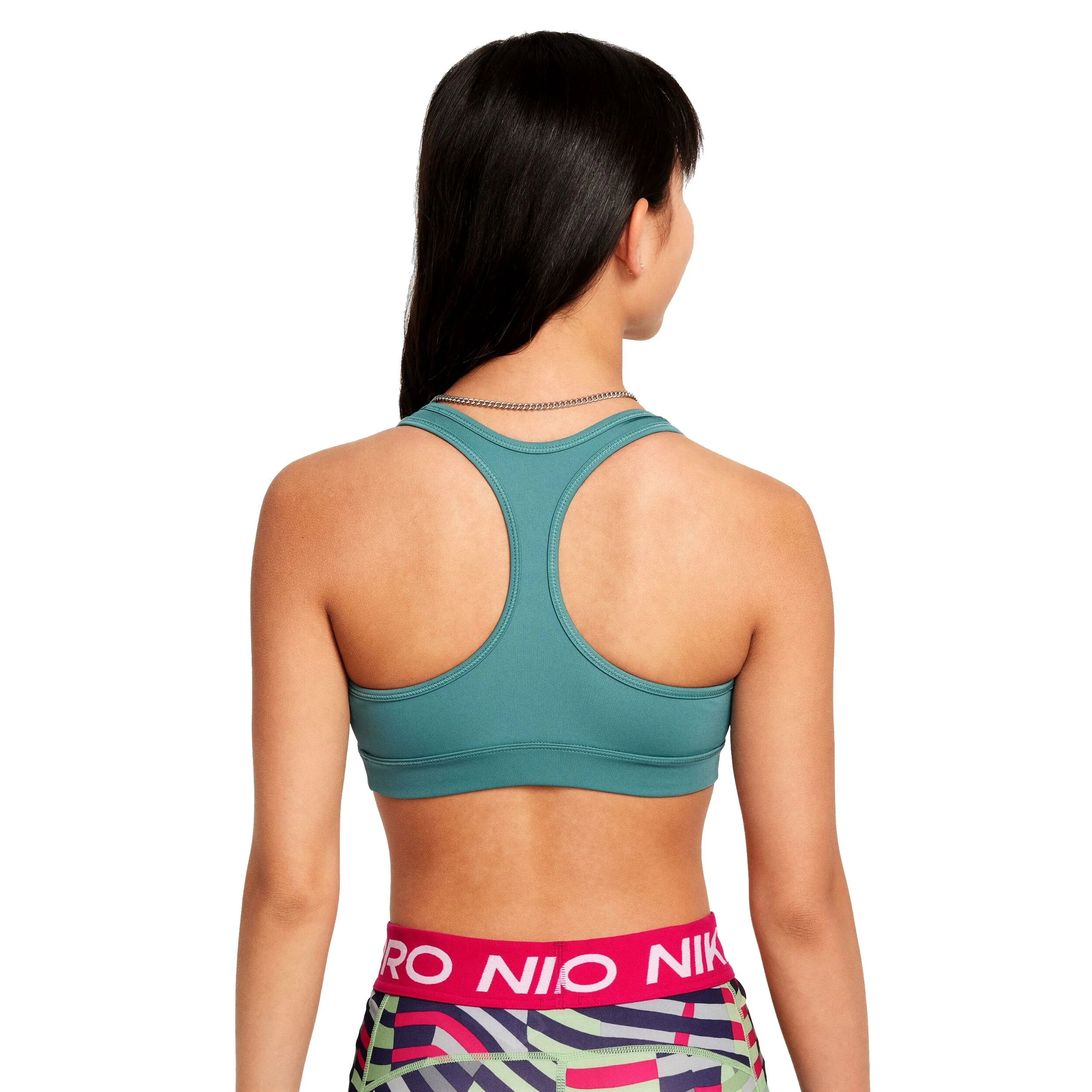 Swoosh Sports Bra (Big Kid) - Image 2