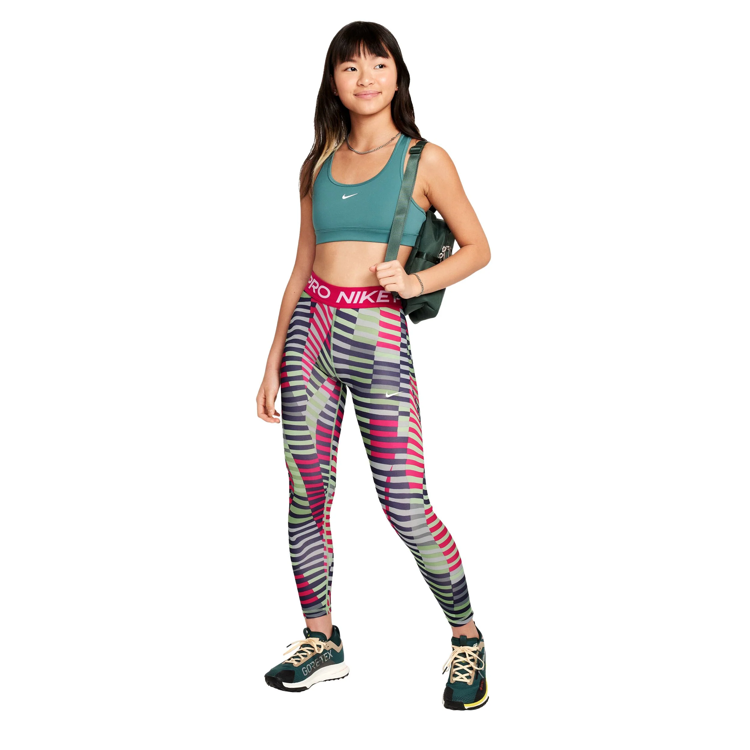 Swoosh Sports Bra (Big Kid) - Image 5