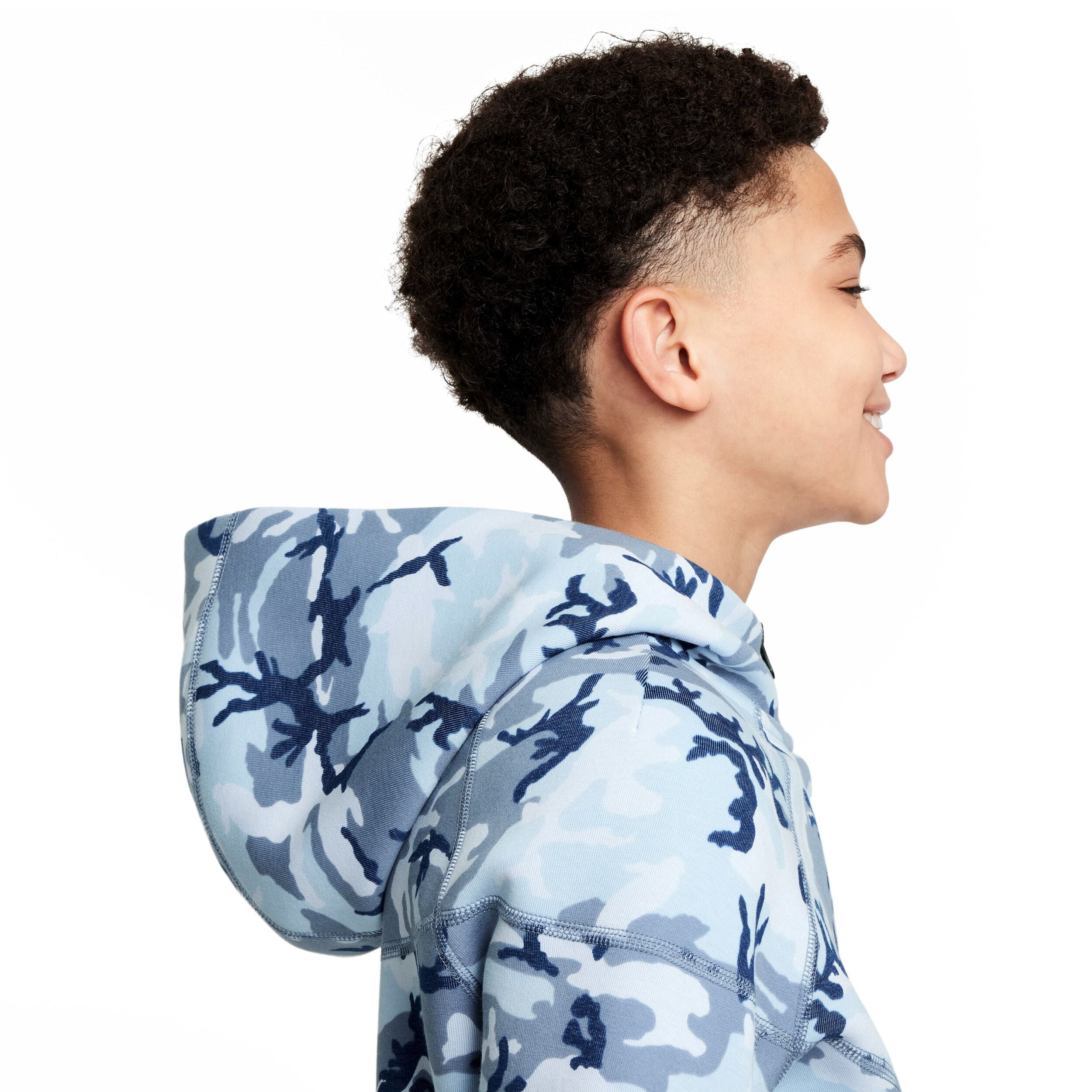 Tech Fleece Full Zip Hoodie (Big Kid) - Image 5