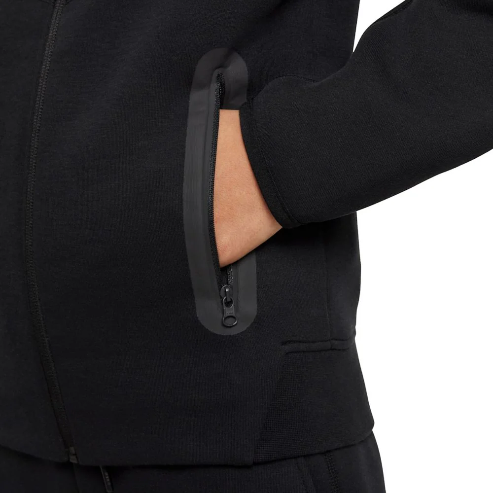Tech Fleece Full Zip Hoodie (Big Kids) - Image 3