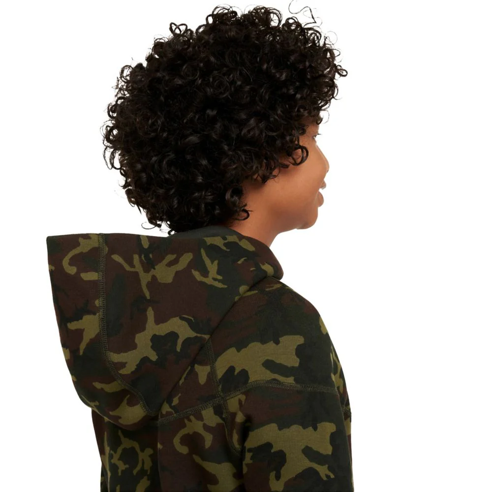 Tech Fleece Full Zip Hoodie (Big Kids) - Image 5