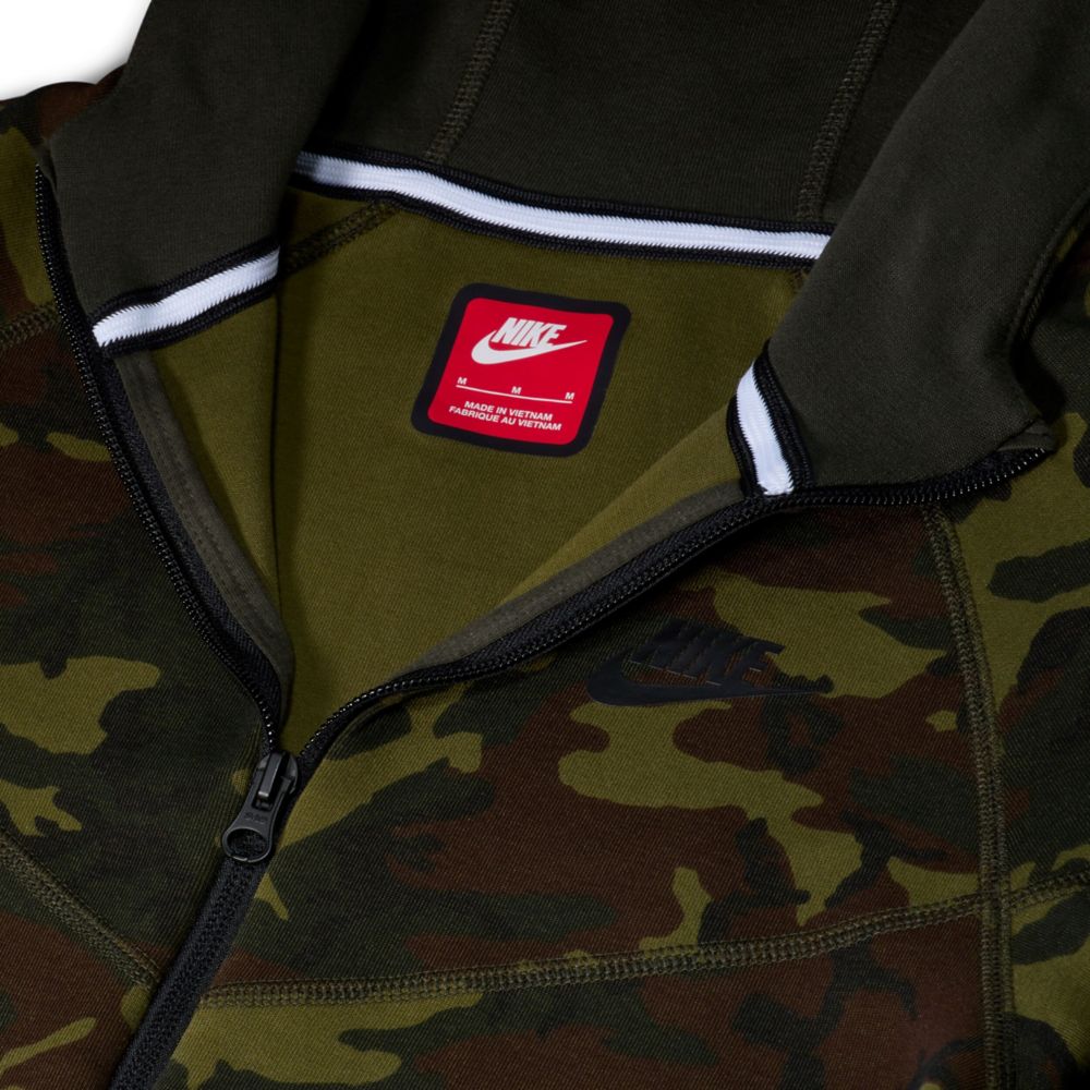 Tech Fleece Full Zip Hoodie (Big Kids) - Image 6
