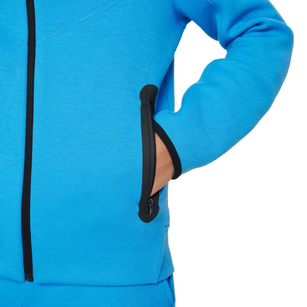 Tech Fleece Full Zip Hoodie (Big Kids) - Image 4