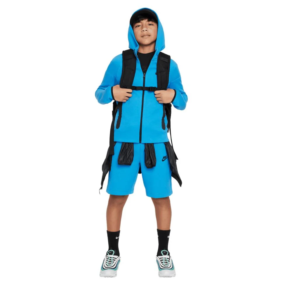 Tech Fleece Full Zip Hoodie (Big Kids) - Image 5