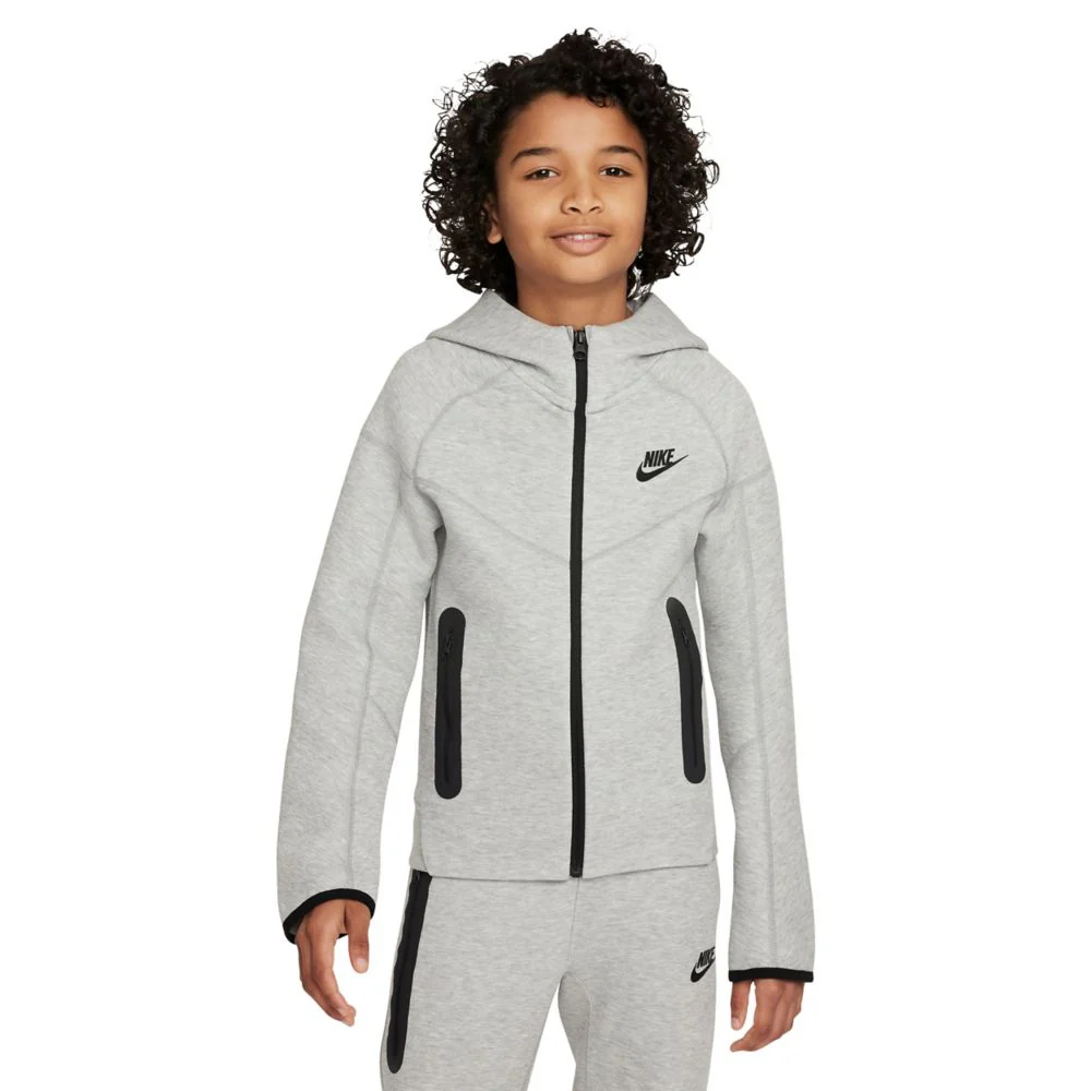 Tech Fleece Full Zip Hoodie (Big Kids)