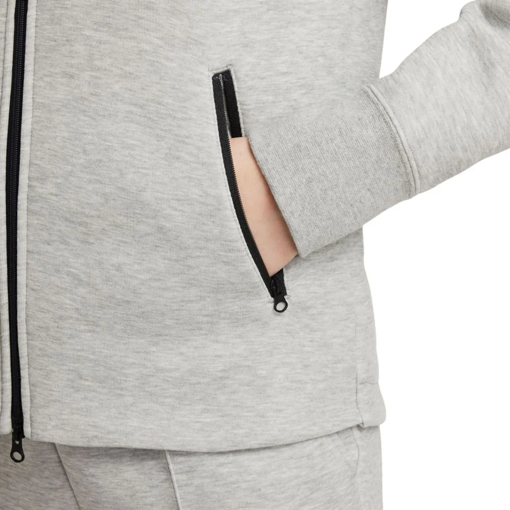 Tech Fleece Full Zip Hoodie (Big Kids) - Image 4