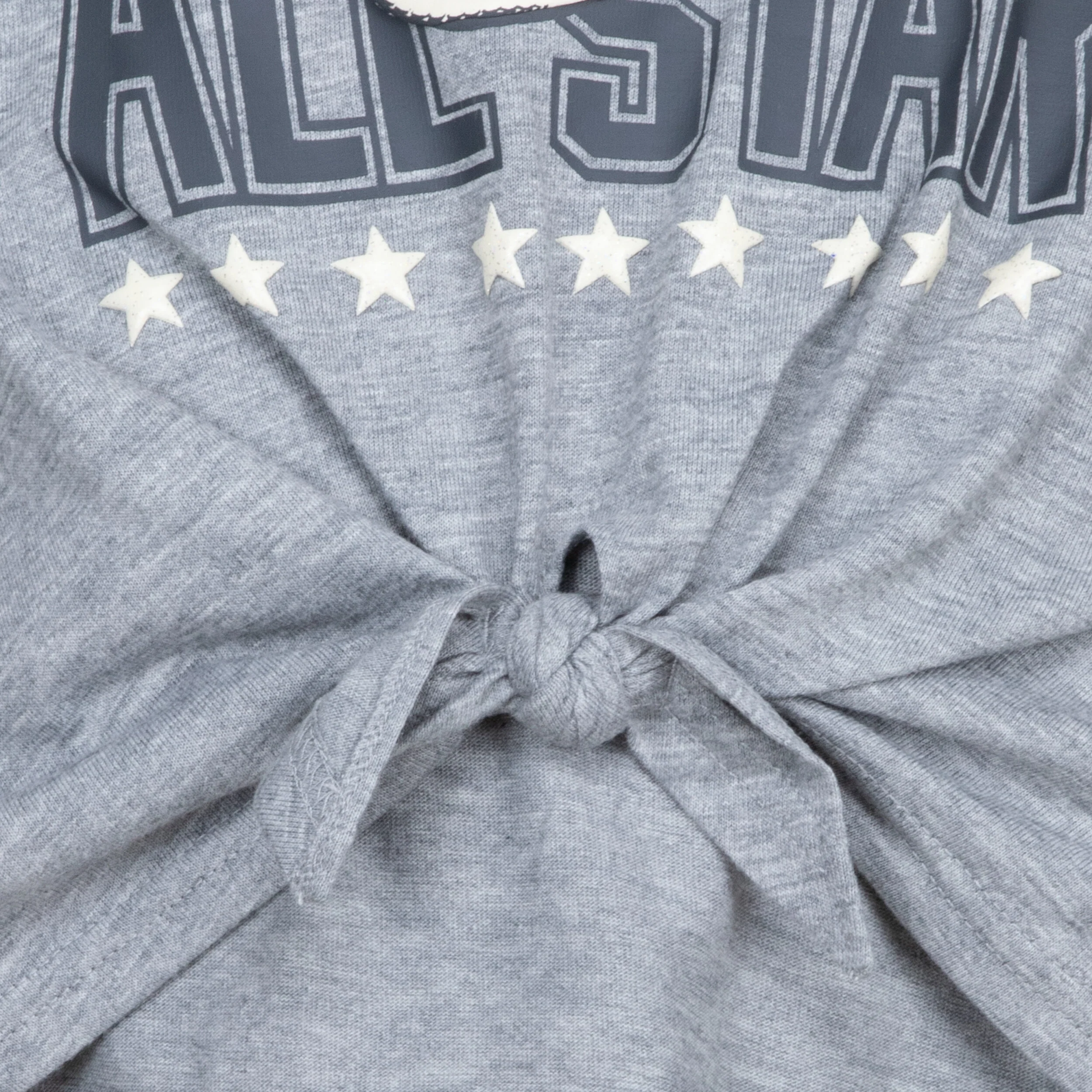Tie Front Boxy Graphic Tee (Big Kid) - Image 4