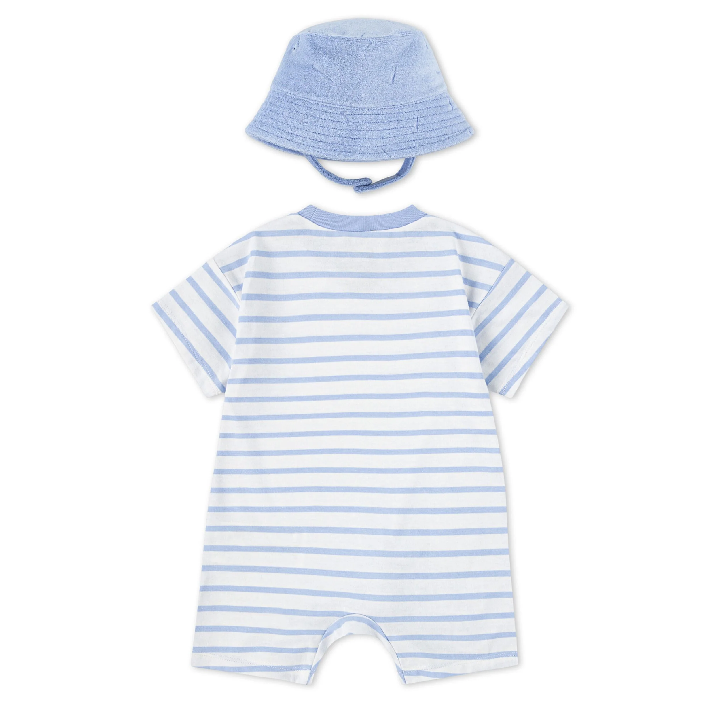 Towel Terry Bucket Hat & Romper Set (Infant) - Image 2