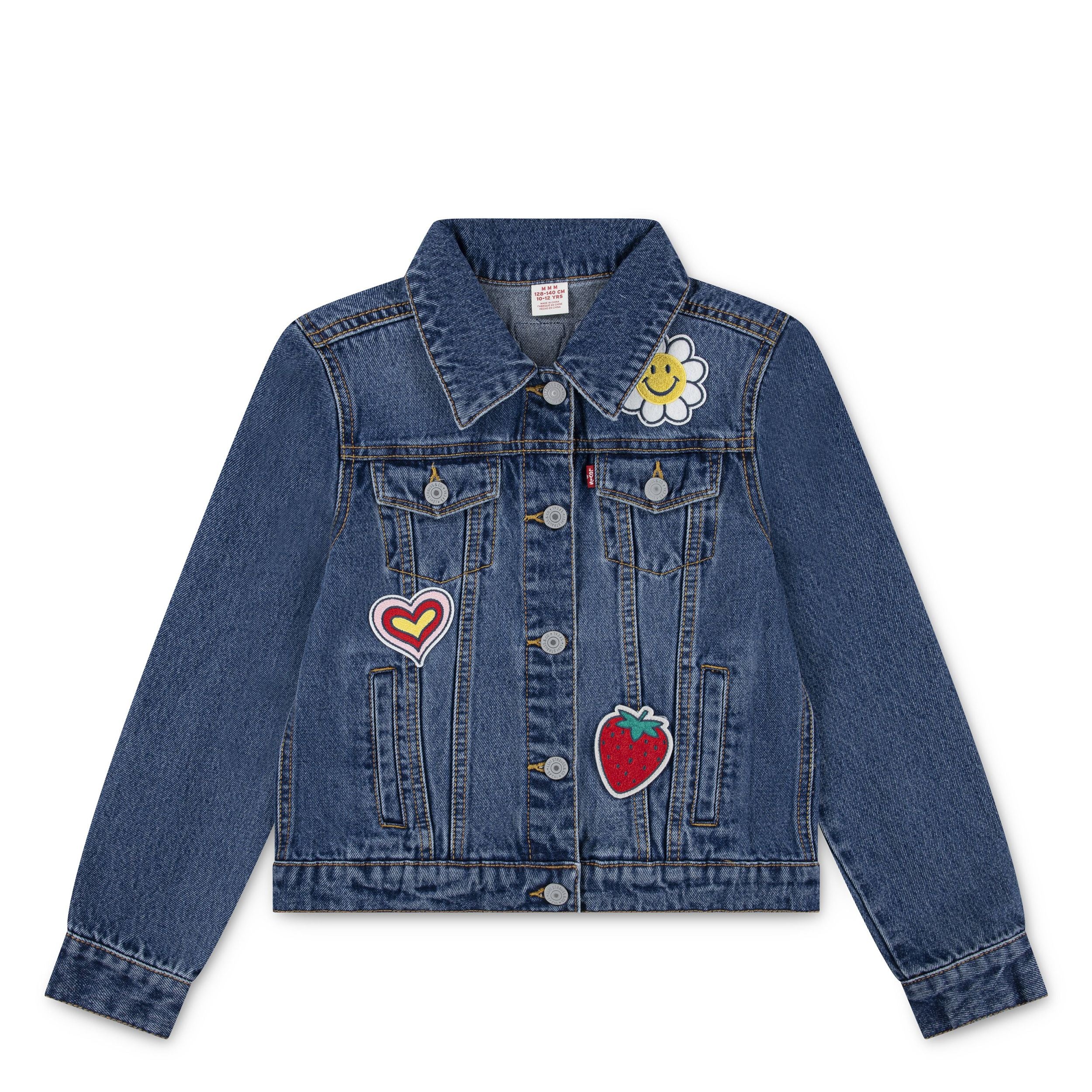 Trucker With Patches Jacket (Big Kid)